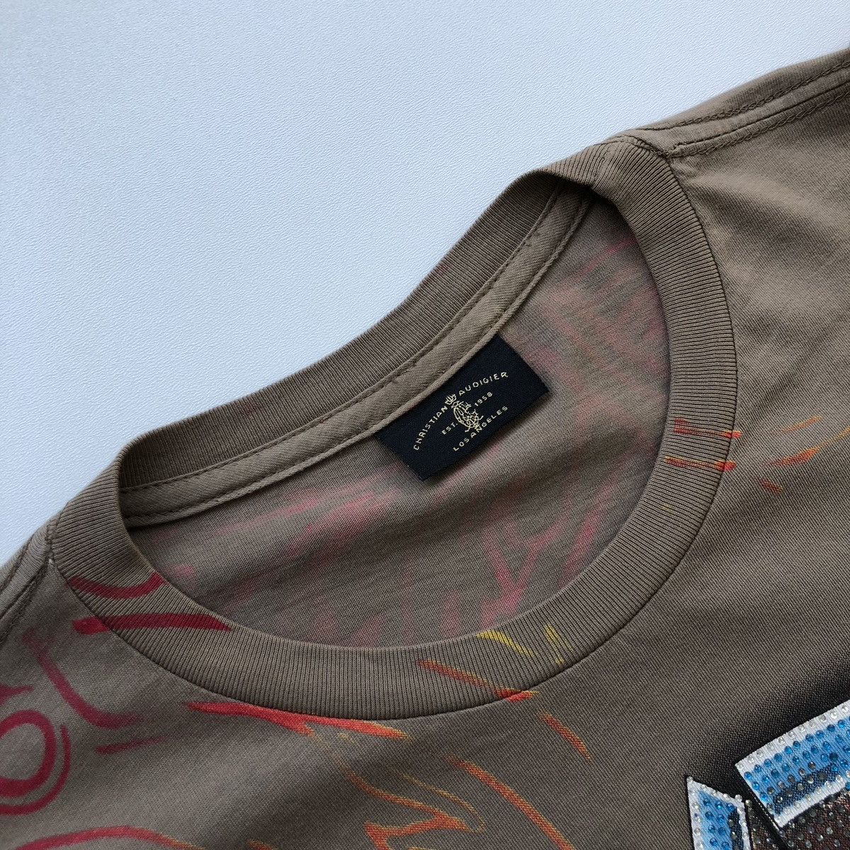 Christian Audigier Christian Audigier Tattoo Flame Printed Glitters Long Sleeve Size US M / EU 48-50 / 2 - 9 Thumbnail