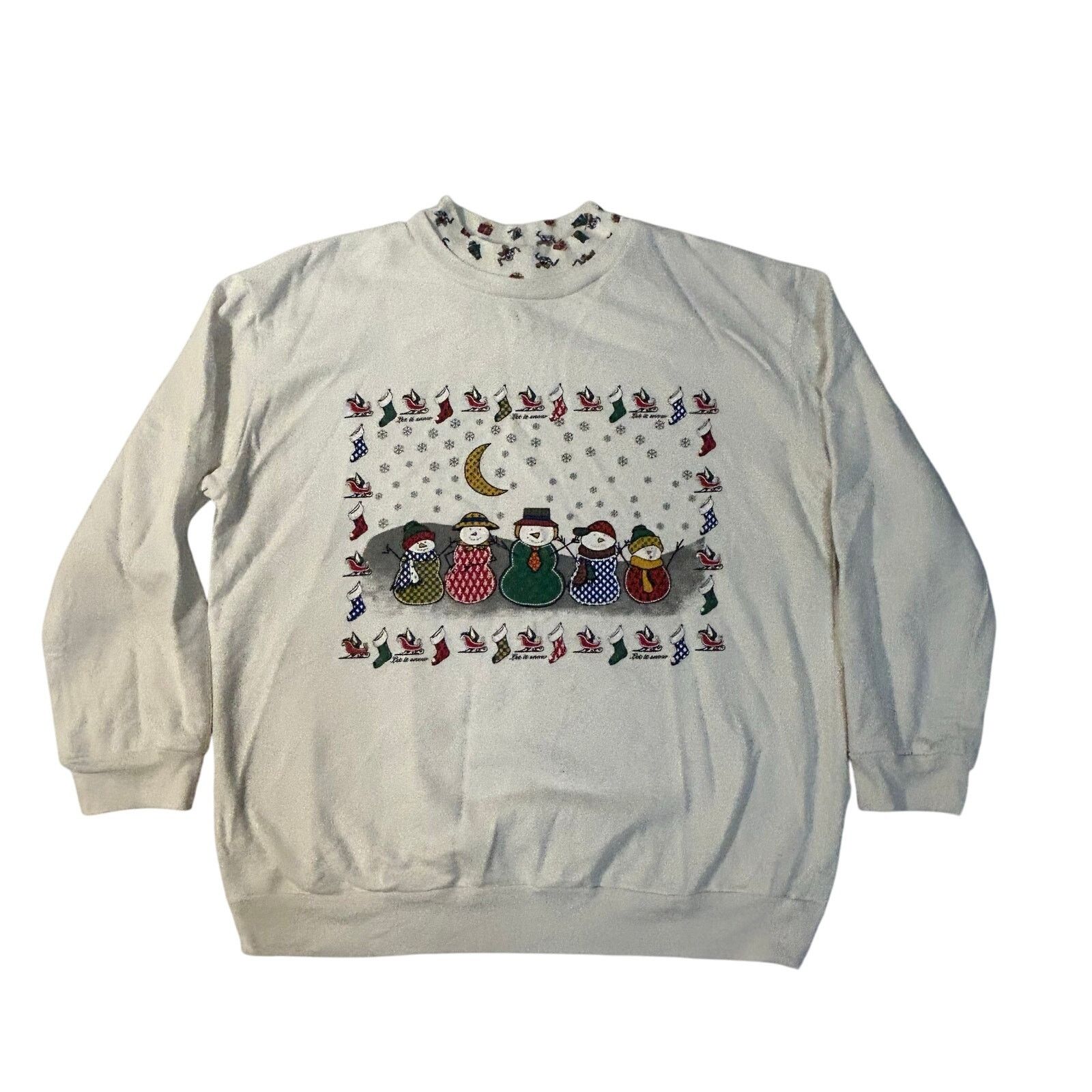 Other Vintage Act III Holiday Sweatshirt Festive Women’s Size M Size M / US 6-8 / IT 42-44 - 1 Thumbnail