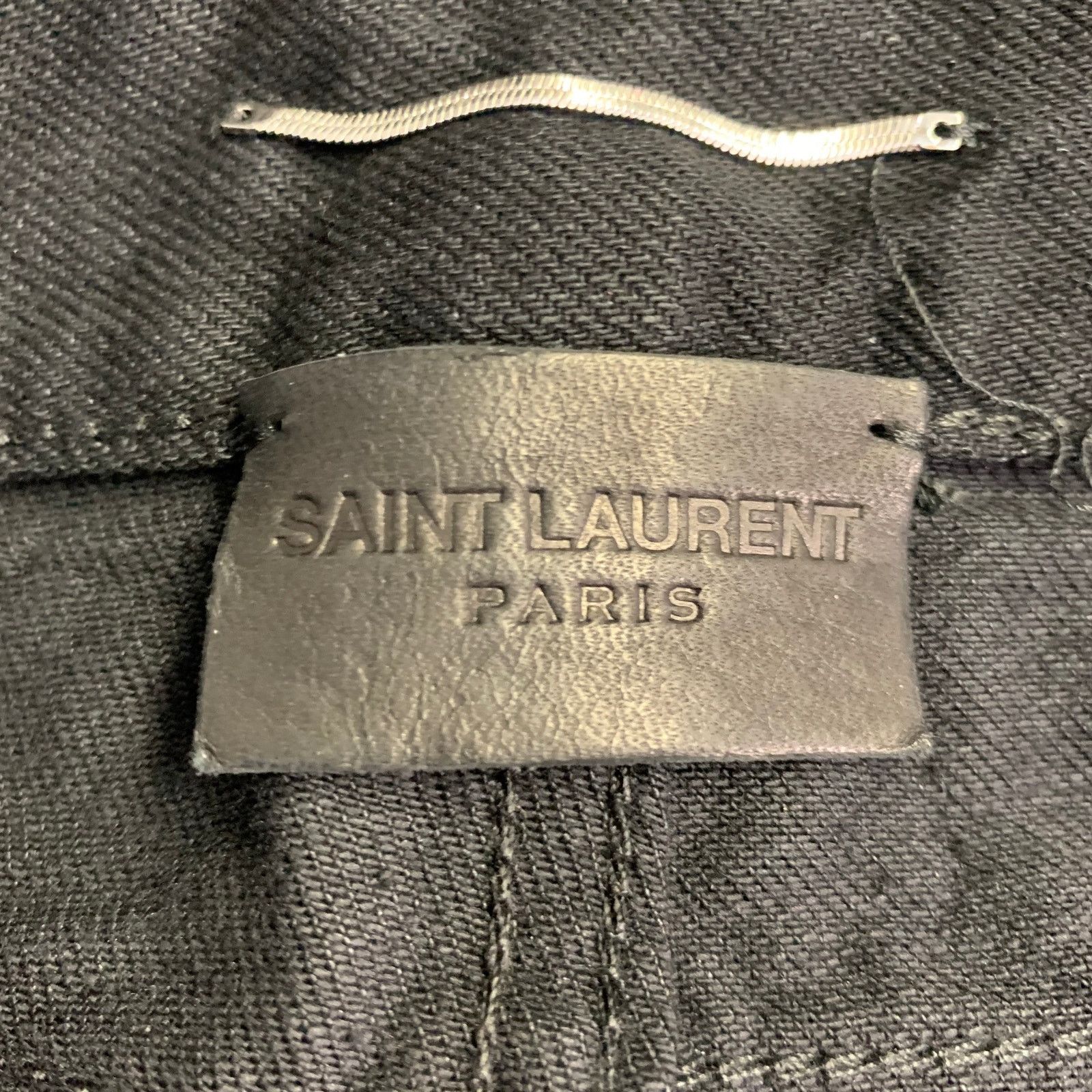 Saint Laurent Paris SAINT LAURENT Size 31 Denim Straight Slim Five Pockets Jeans Size US 31 - 4 Thumbnail