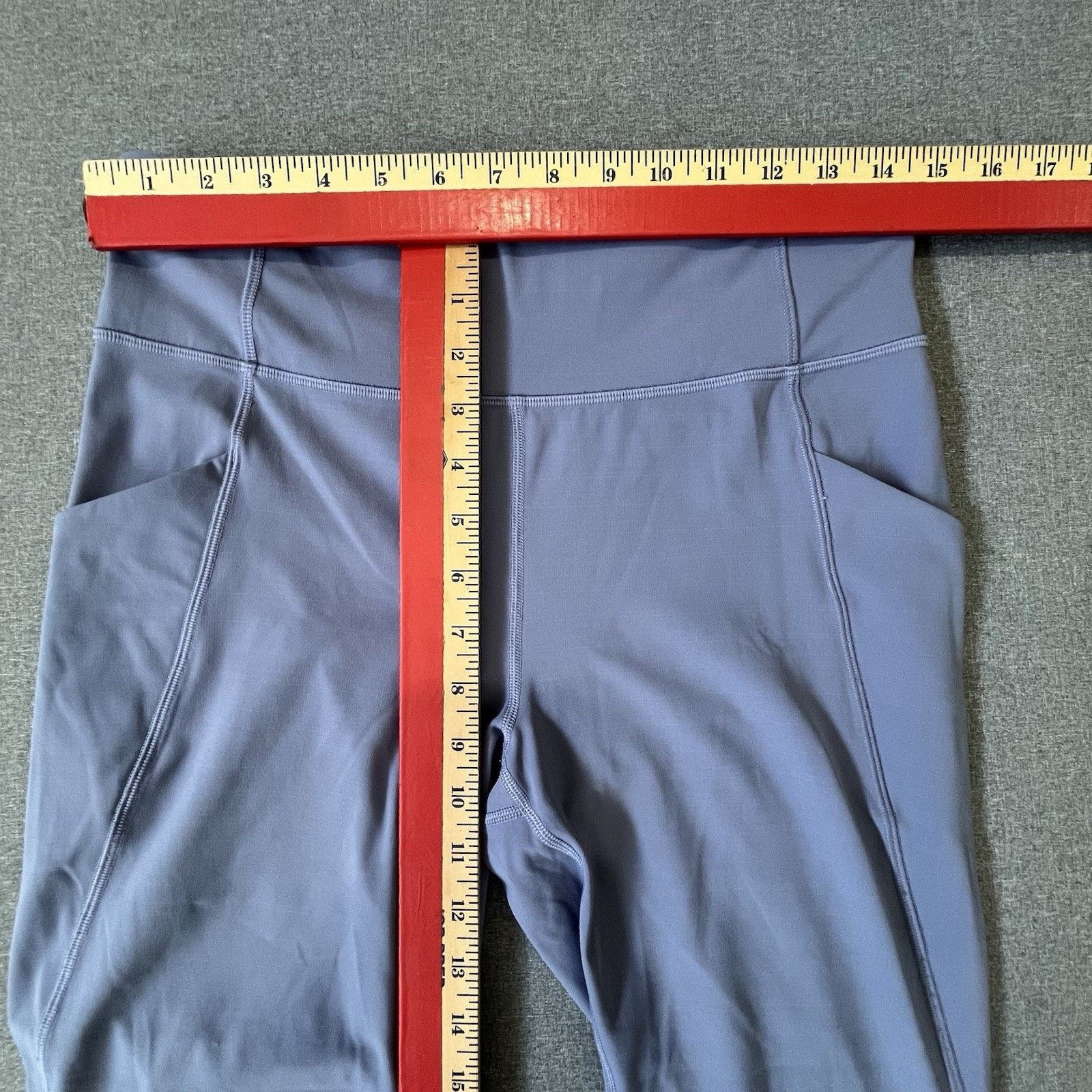 Lululemon Lululemon Women’s Time To Sweat Crop Peri Purple Sz 10 Size 32" / US 10 / IT 46 - 4 Thumbnail