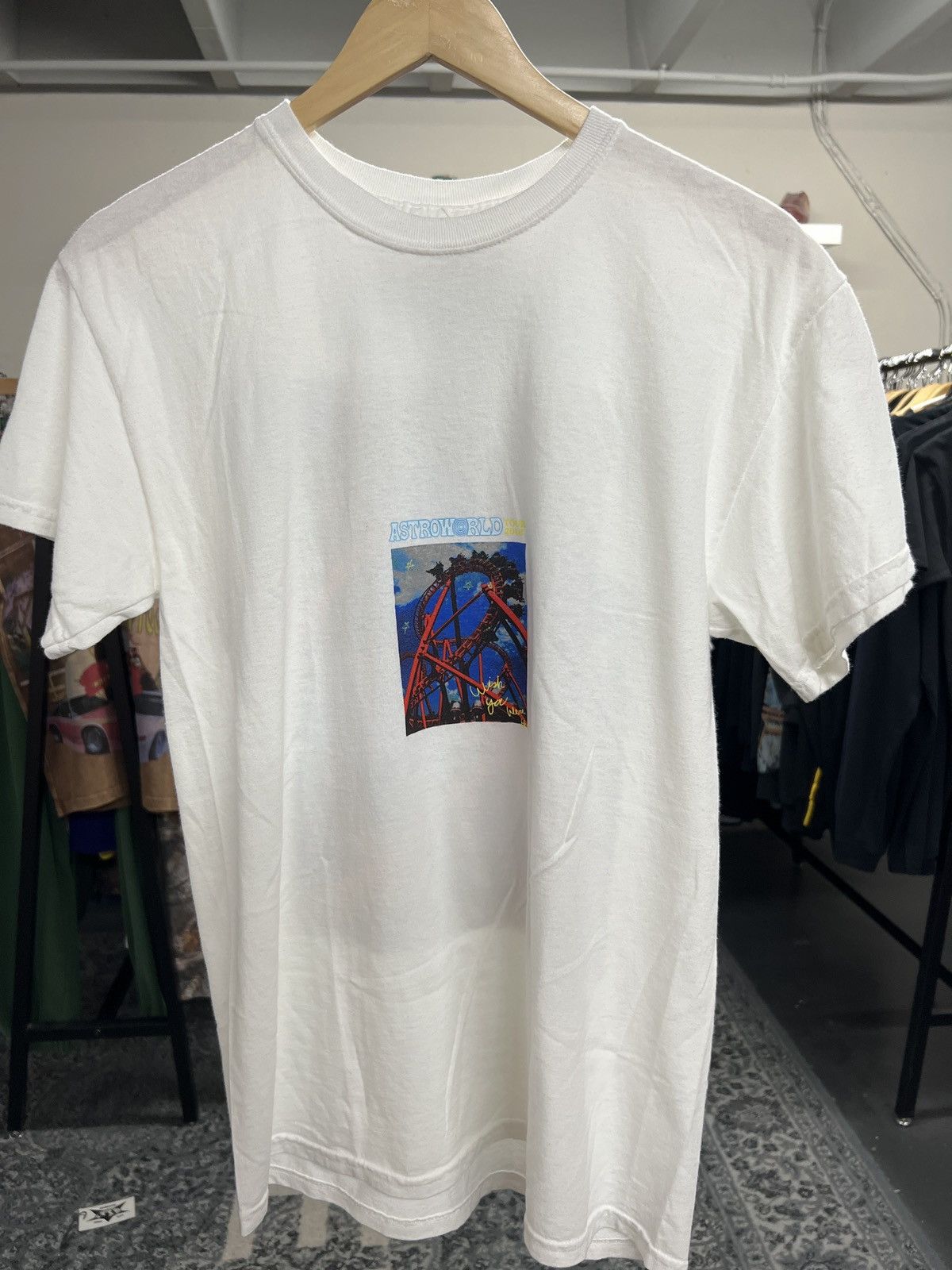 Travis Scott Astroworld Tour Roller Coaster Tee Size US M / EU 48-50 / 2 - 1 Thumbnail