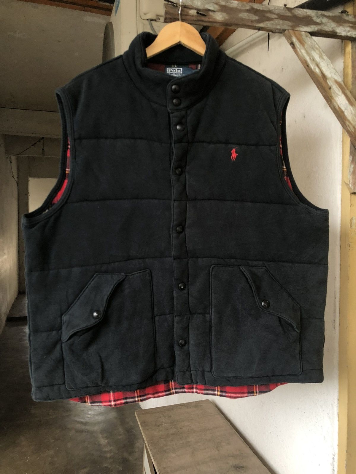 Polo Ralph Lauren Vintage Polo Ralph Lauren Faded Puffer Vest Jacket Size US XXL / EU 58 / 5 - 8 Thumbnail