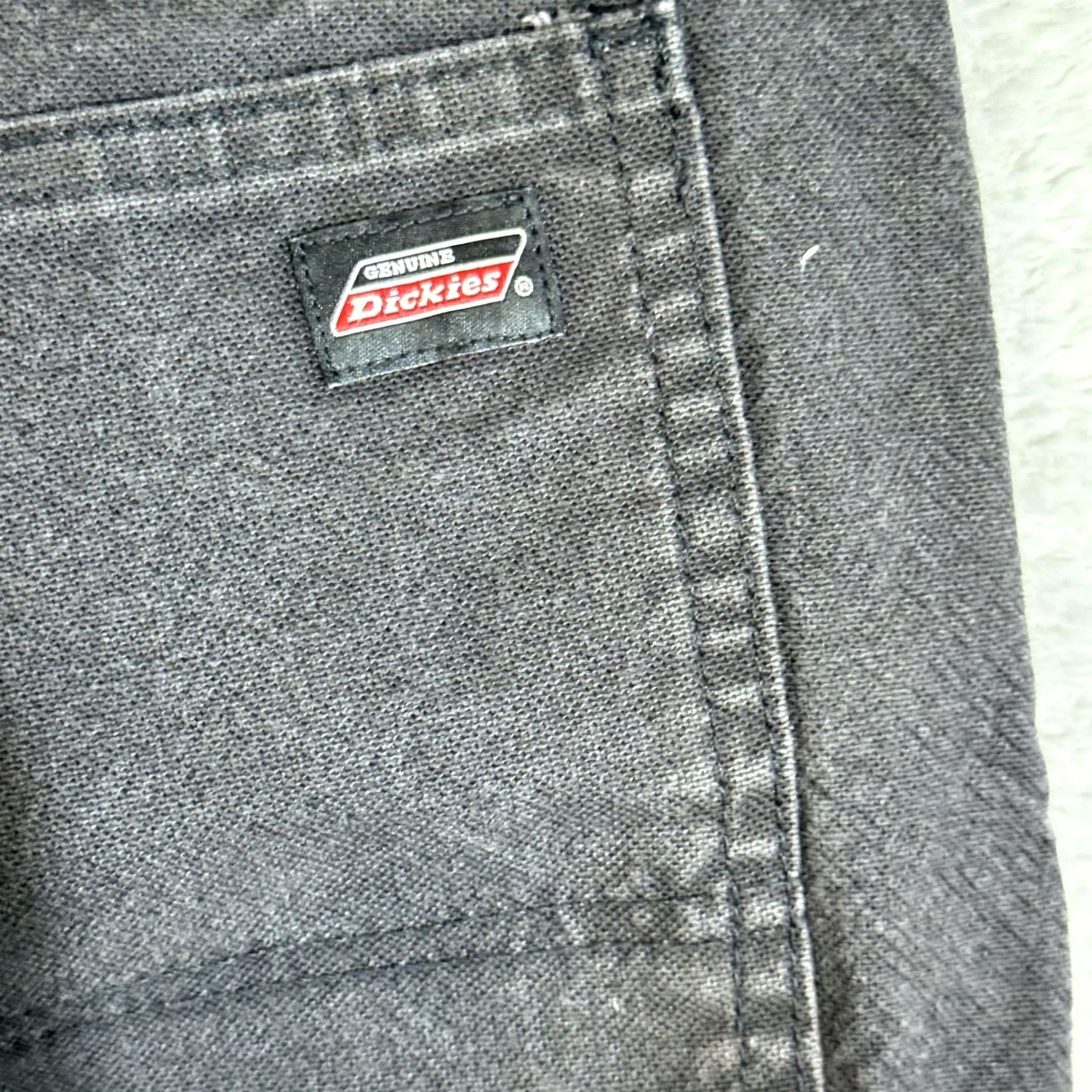 Dickies Dickies Pants Mens 36x32 Black Stretch Workwear Jeans Straight Leg EU1939RBK Size US 36 / EU 52 - 3 Thumbnail
