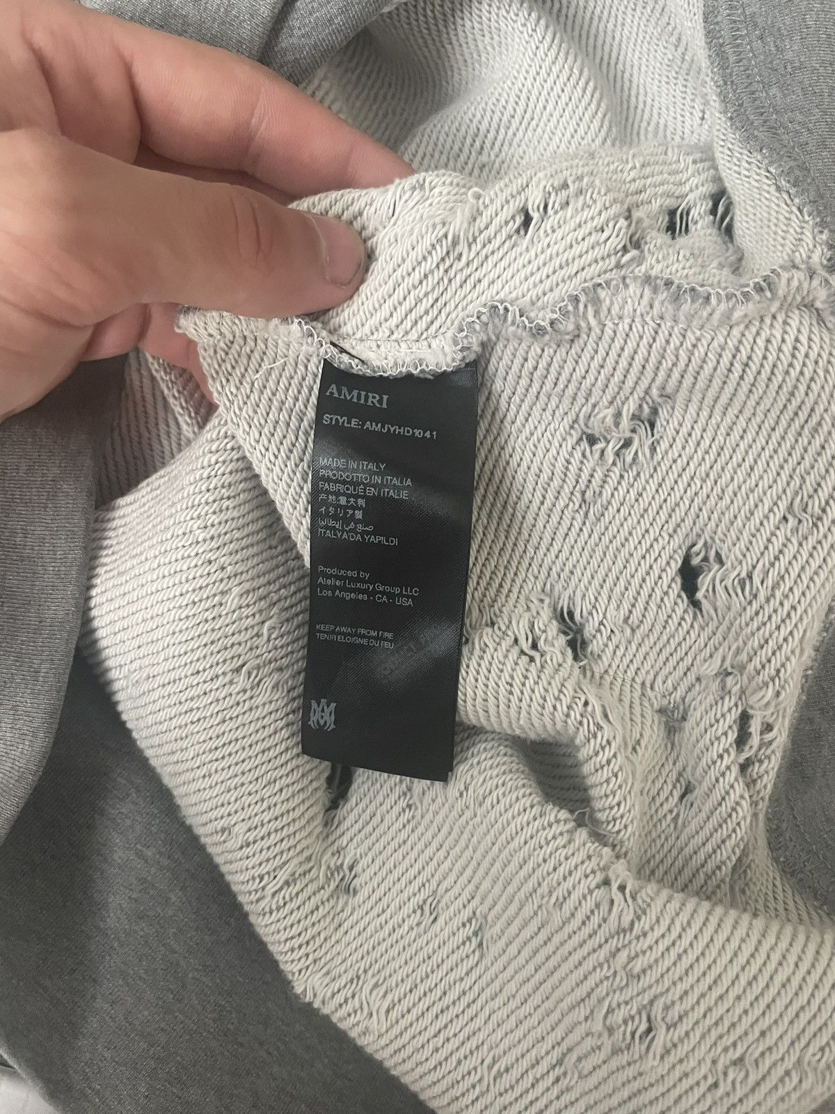 Amiri Amiri Shotgun embroidered hoodie Size US M / EU 48-50 / 2 - 6 Thumbnail