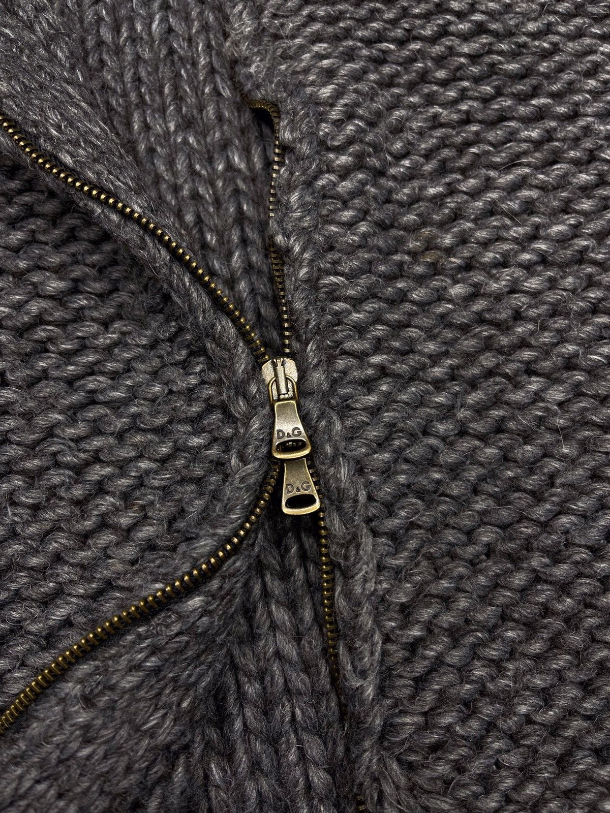 Dolce & Gabbana Vintage Dolce Gabbana Zip Knitwear Sweater Size S / US 4 / IT 40 - 4 Thumbnail