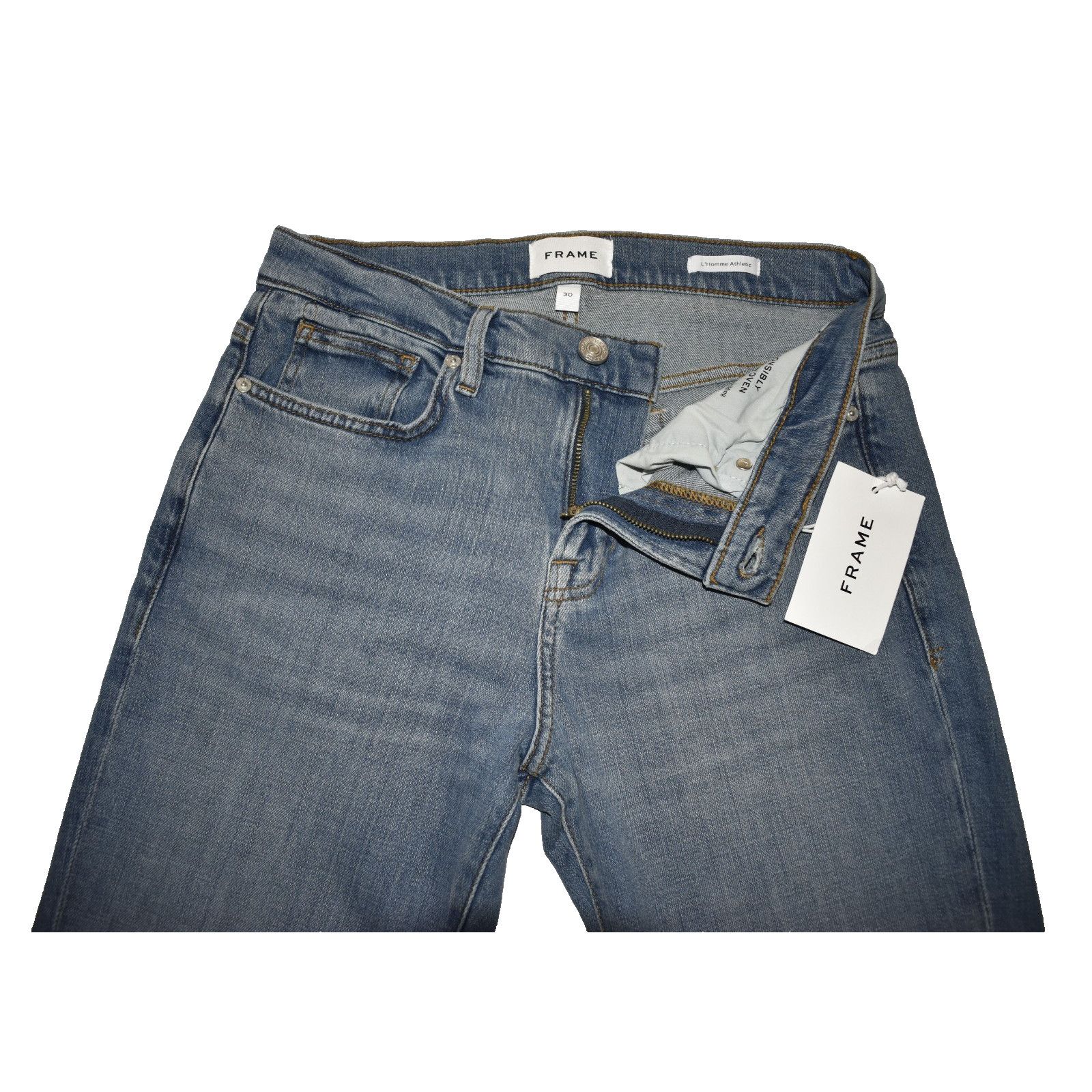 Frame NWT FRAME L Homme Athletic Mid Rise Slim Fit Jeans 30 $228 Size US 30 / EU 46 - 2 Thumbnail
