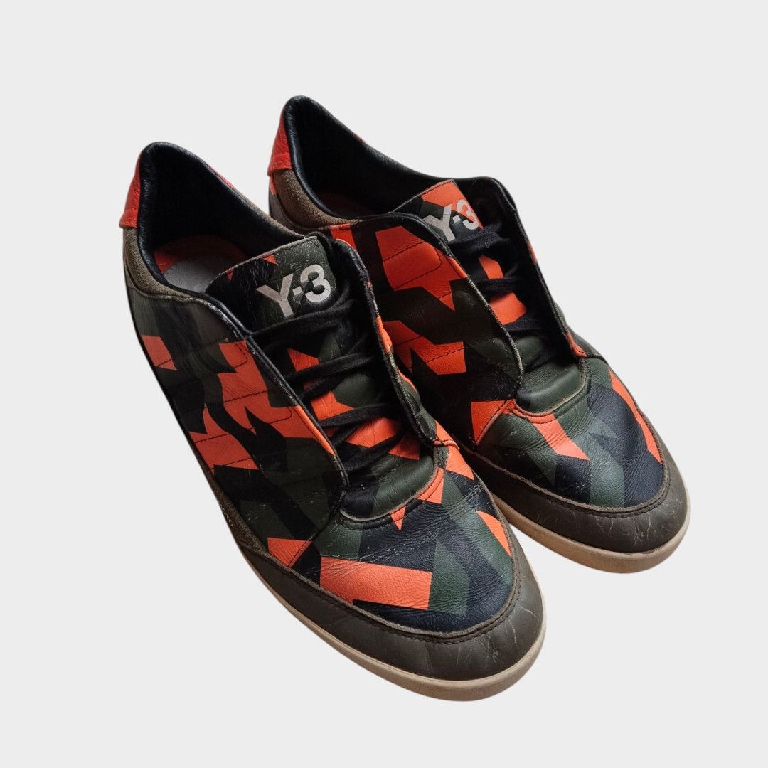 Adidas × Yohji Yamamoto Y-3 Honja Lowin Graphic Camo Shoes Size US 5.5 / EU 38 - 1 Thumbnail