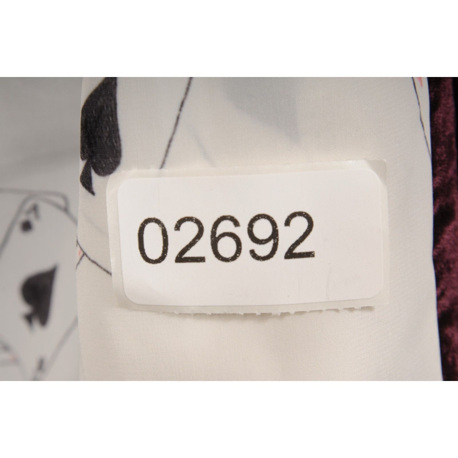 Enfants Riches Deprimes Zip Up Card Jacket Burgundy Velvet - 02692 Size US L / EU 52-54 / 3 - 11 Thumbnail