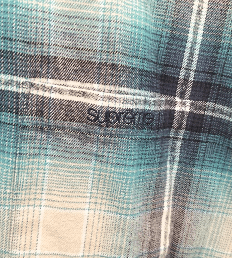 Supreme Supreme SHADOW PLAID FLANNEL SHIRT Blue Size US S / EU 44-46 / 1 - 7 Thumbnail