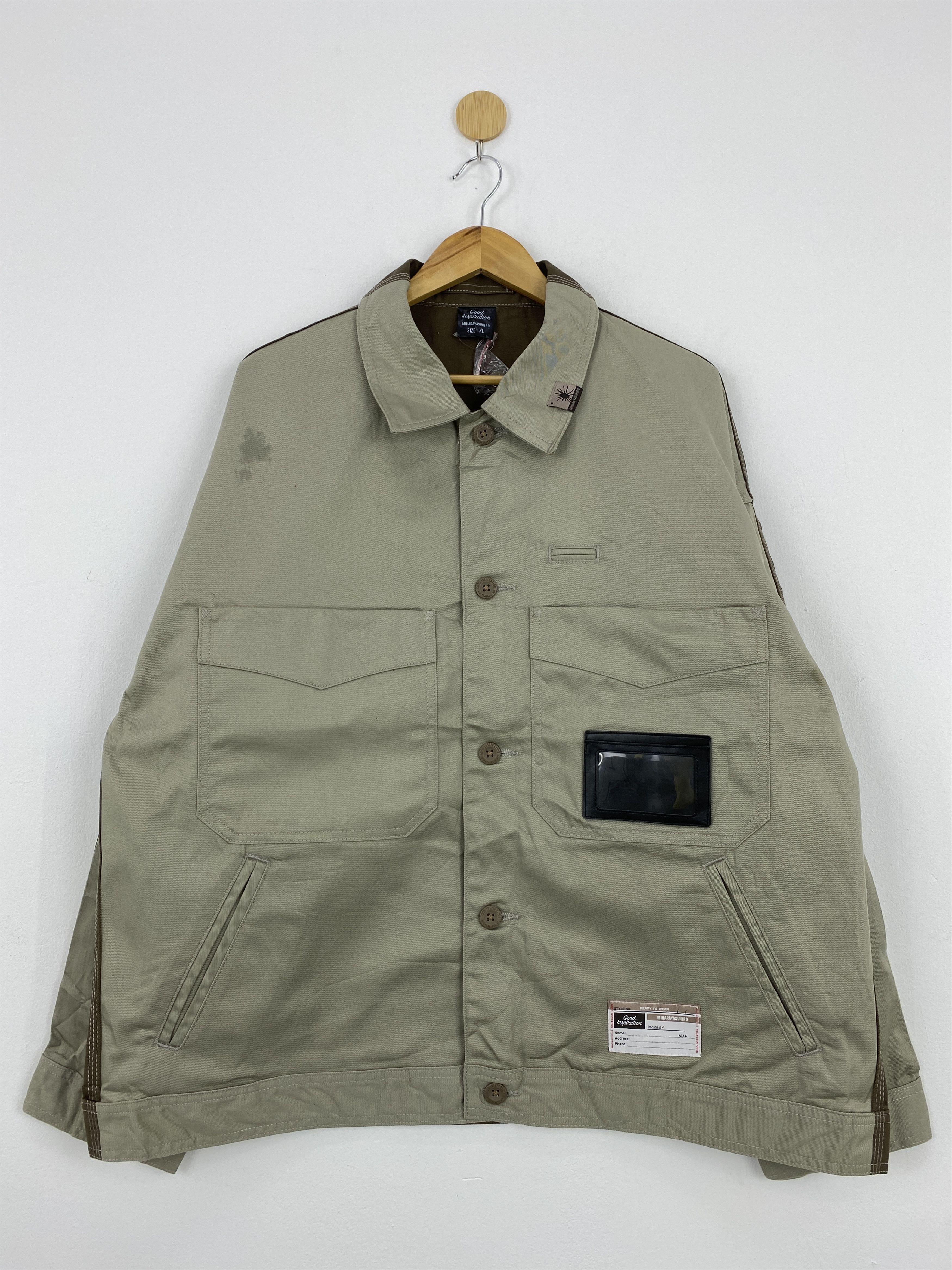 Japanese Brand Vintage Miharayasuhiro X GU Denim Jacket J1763 Size US XL / EU 56 / 4 - 1 Thumbnail