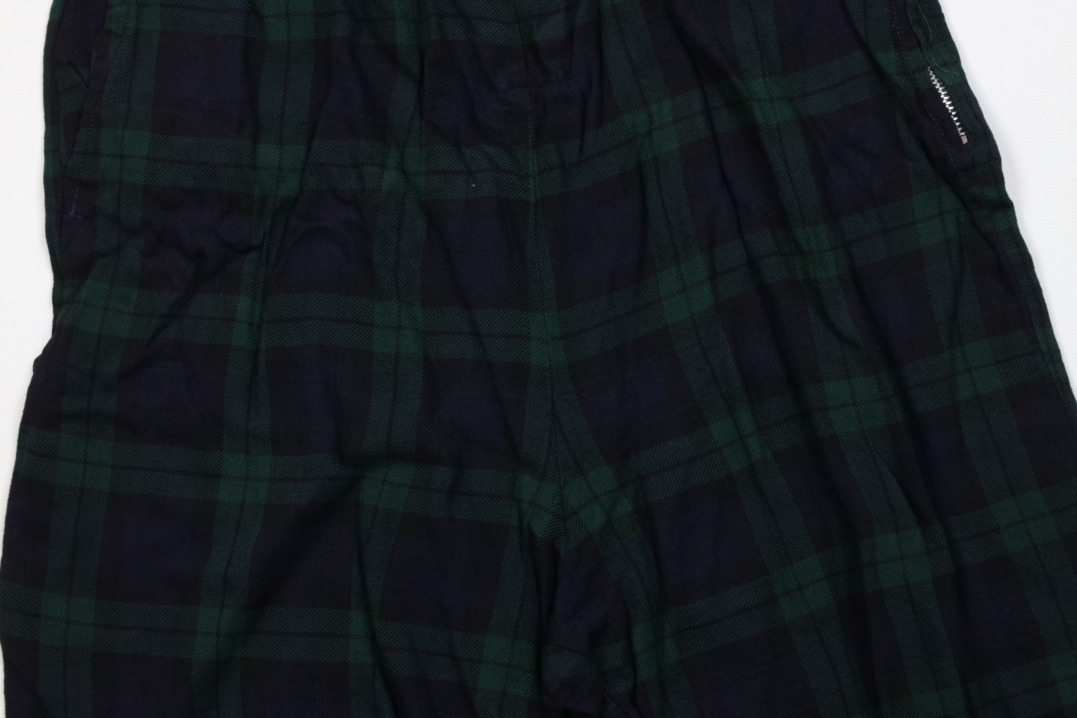 Vintage Vintage 50s Streetwear Rayon Gabardine Knit Shorts Plaid USA Size 26" / US 2 / IT 38 - 3 Thumbnail