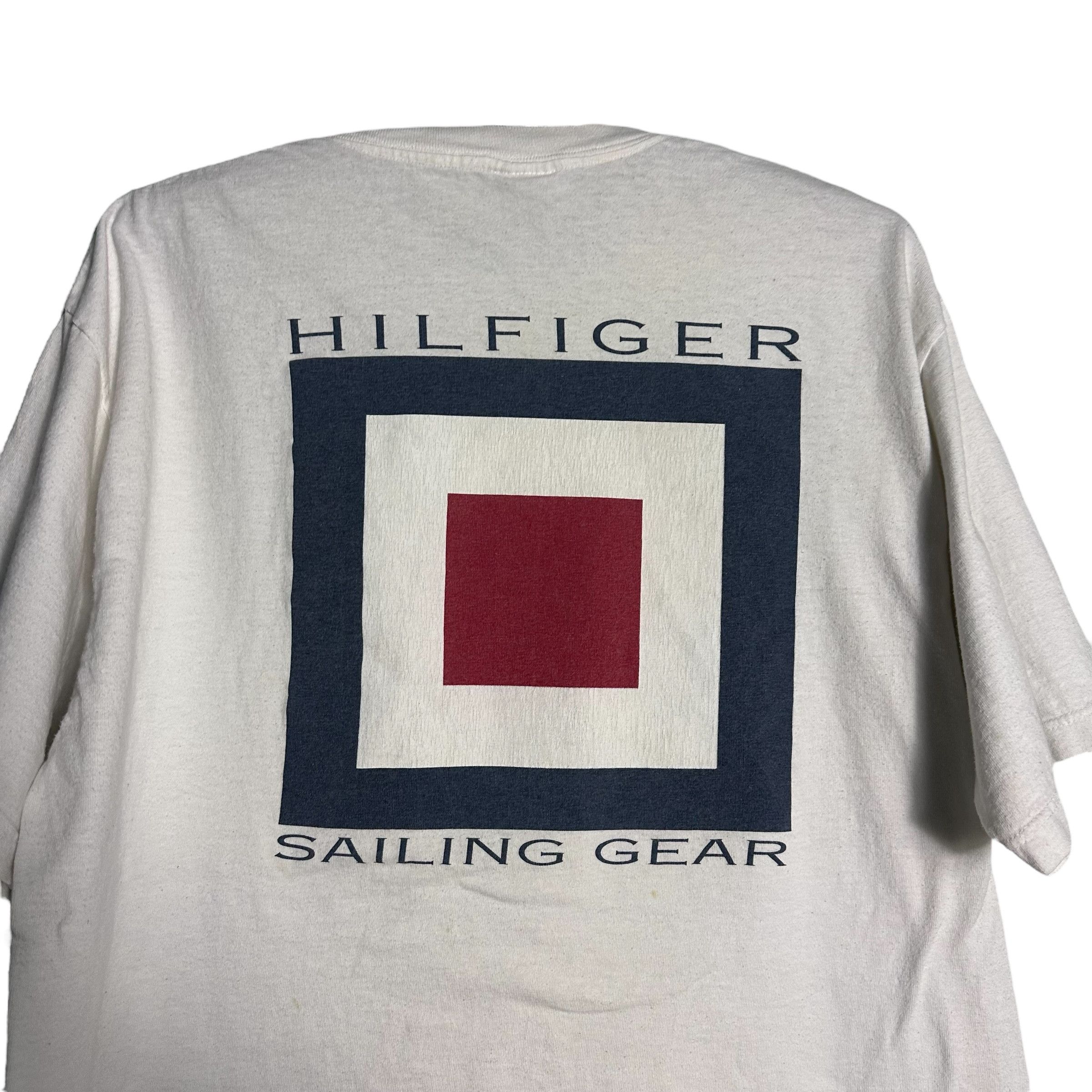 Tommy Hilfiger 🔥RARE🔥Vintage Tommy Hilfiger Sailing Gear OVP T-shirt Size US L / EU 52-54 / 3 - 2 Thumbnail