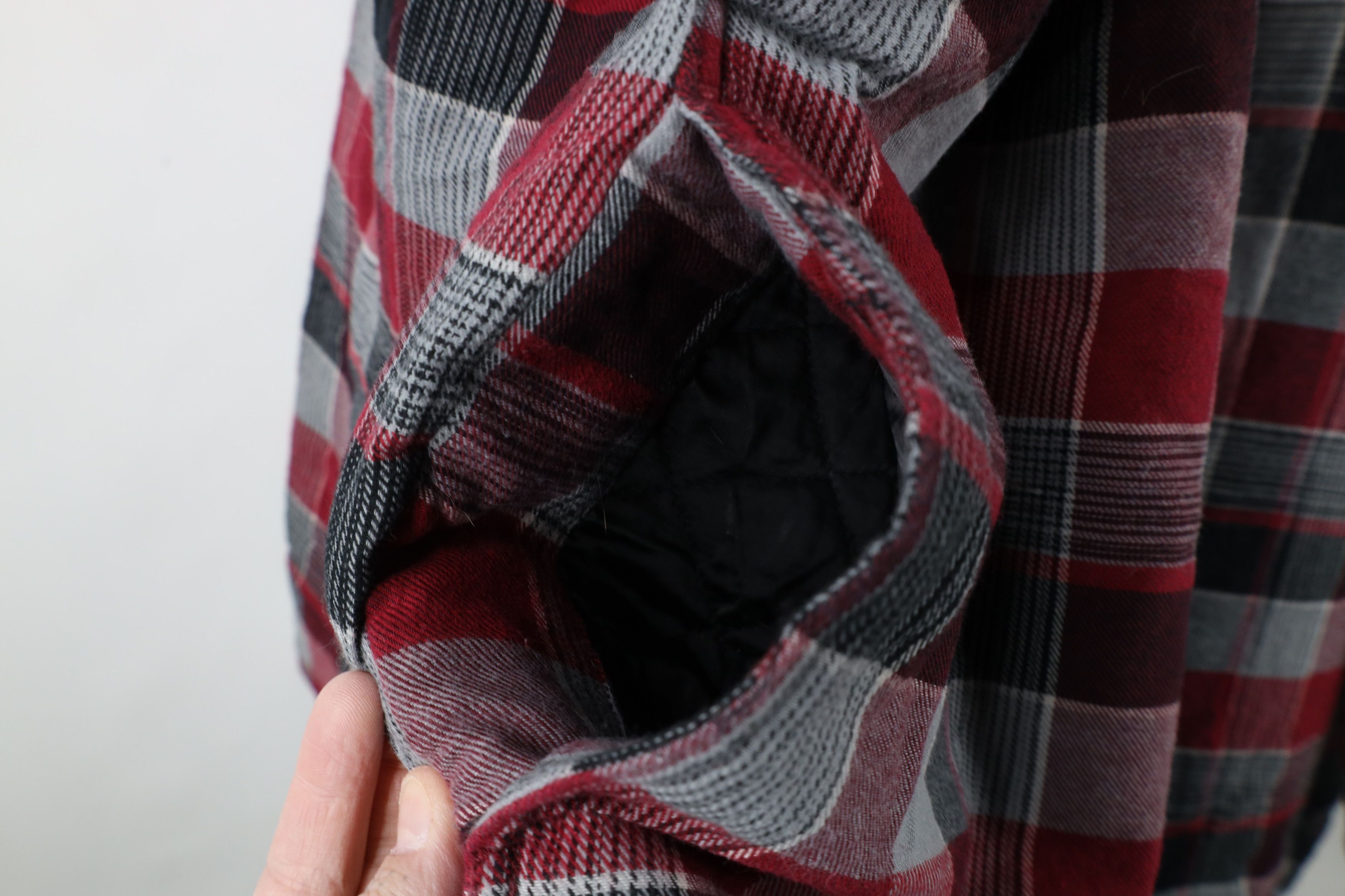 Vintage × Wrangler Vintage Wrangler Hooded Button Shirt Jacket Jac Shirt Size US XXL / EU 58 / 5 - 5 Thumbnail