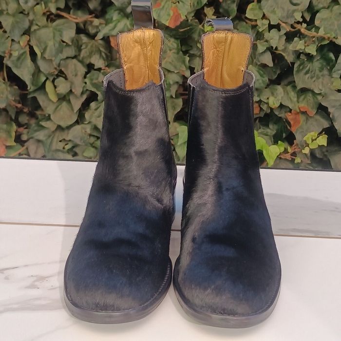 Billy Reid Billy Reid Fur Chelsea Boots Women s Size 9 Black Grailed