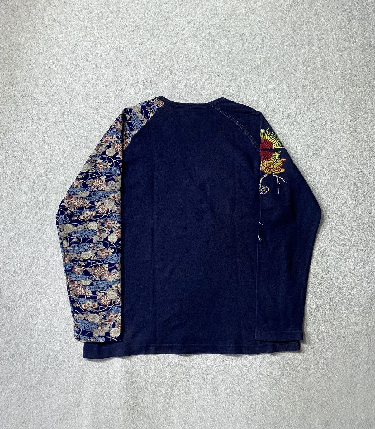 Karakuri Tamashii Japanes Sukajan Emboidery Long Sleeve Tee Size US L / EU 52-54 / 3 - 2 Thumbnail