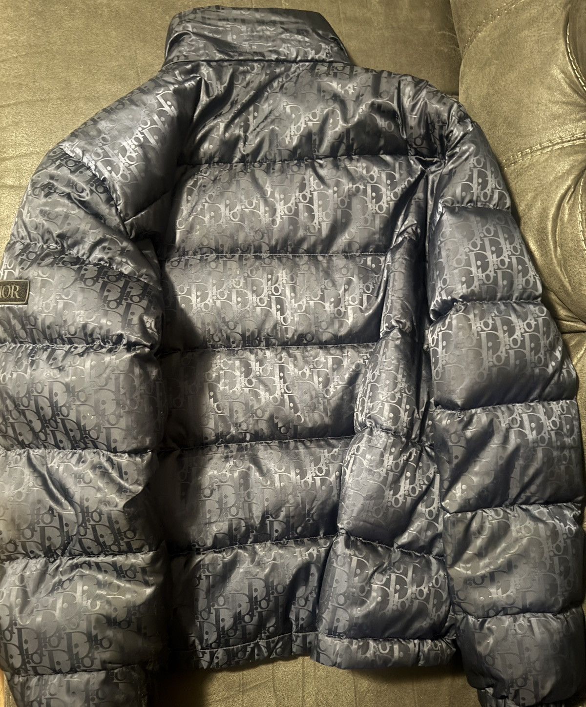 Dior DIOR OBLIQUE DOWN JACKET (NAVY BLUE) Size US L / EU 52-54 / 3 - 3 Thumbnail