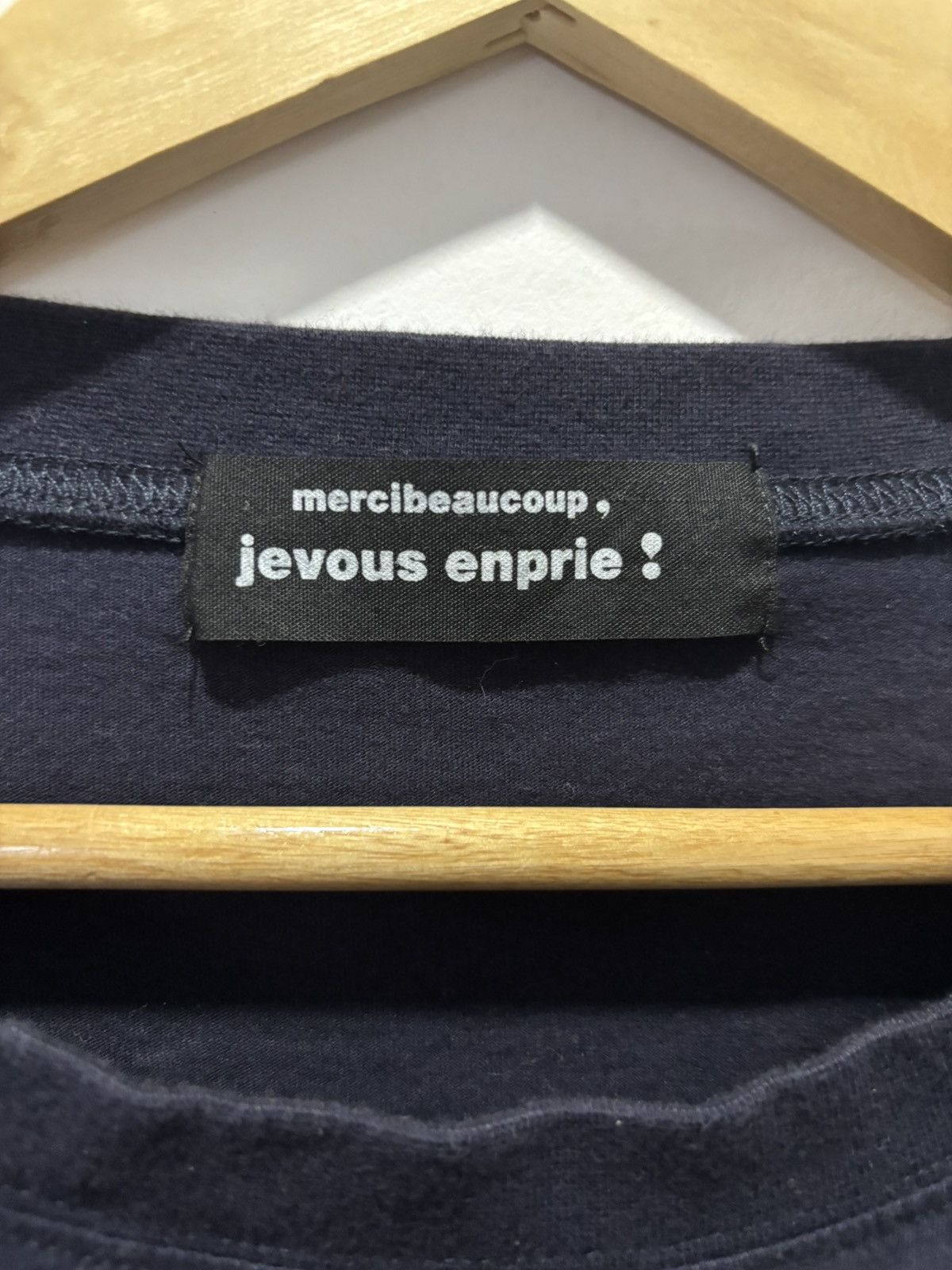 Issey Miyake × mercibeaucoup Vintage Mercibeaucoup Jevous Enprie by Issey Miyake Tshirt Size US M / EU 48-50 / 2 - 4 Thumbnail