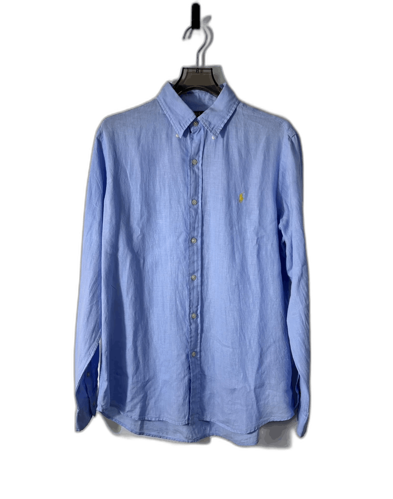 Ralph Lauren Light Blue Linen Ralph Lauren Shirt Size US L / EU 52-54 / 3 - 1 Thumbnail