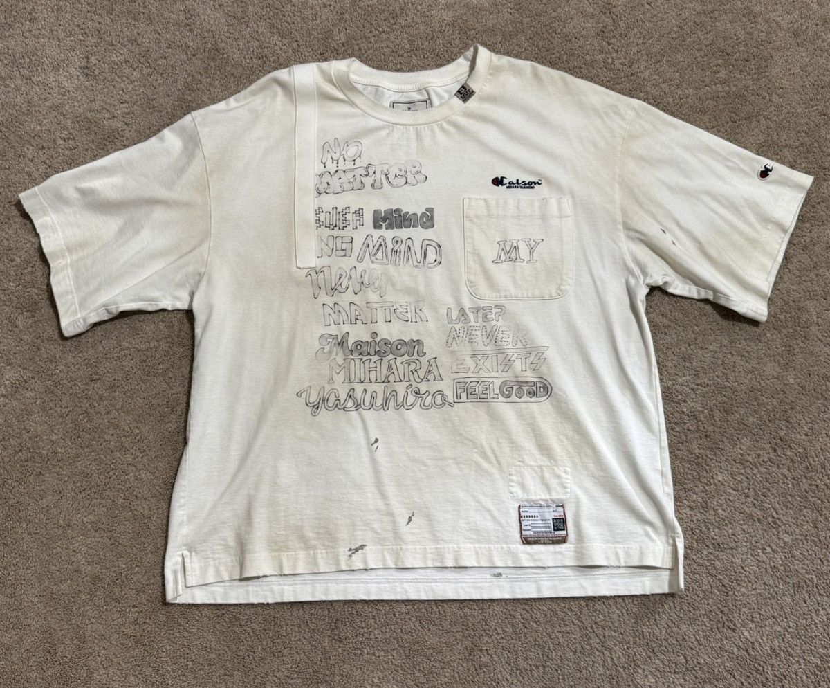 Maison MIHARA YASUHIRO maison mihara yasuhiro distressed tee Size US XXL / EU 58 / 5 - 6 Thumbnail