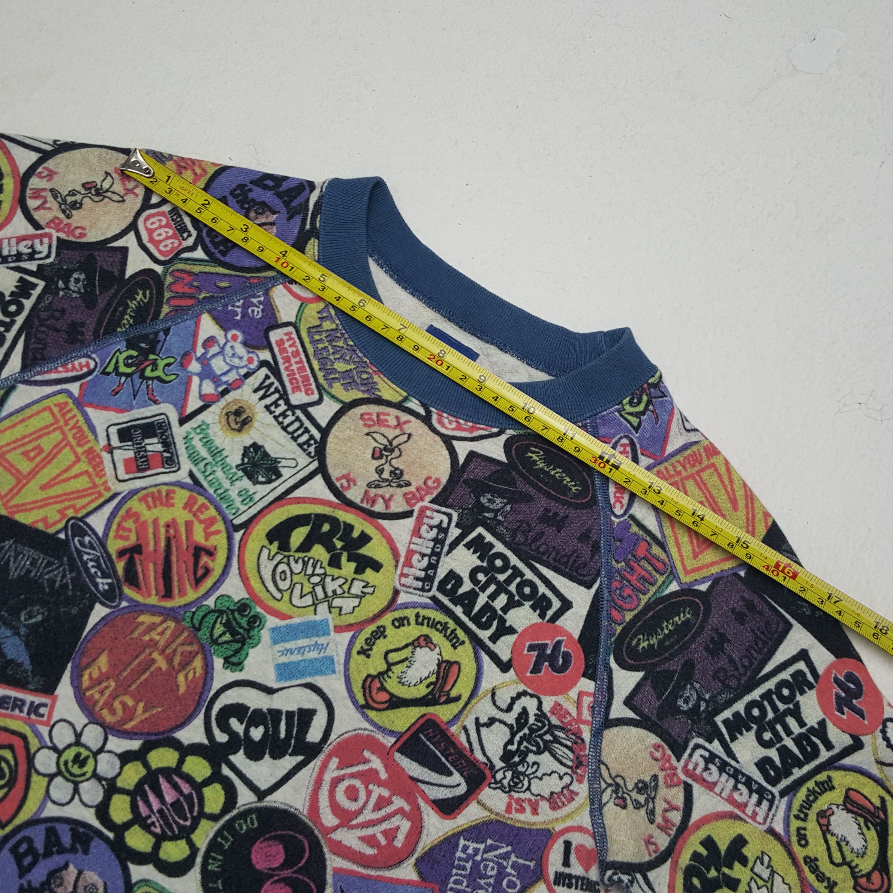 Hysteric Glamour × Vintage Vintage Hysteric Glamour Overprinted Sweatshirt Size XS / US 0-2 / IT 36-38 - 5 Thumbnail