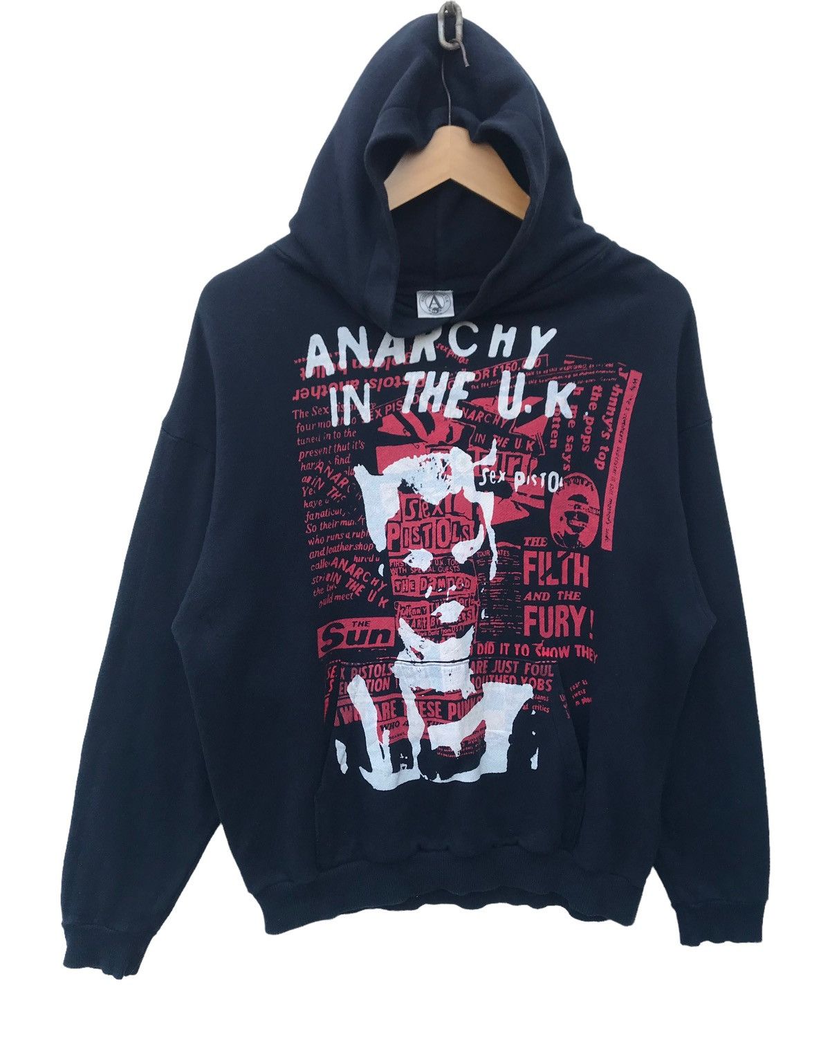 Band Tees Vintage Sex Pistols Anarchy in the UK Punk Sweater Hoodie Size US M / EU 48-50 / 2 - 2 Thumbnail