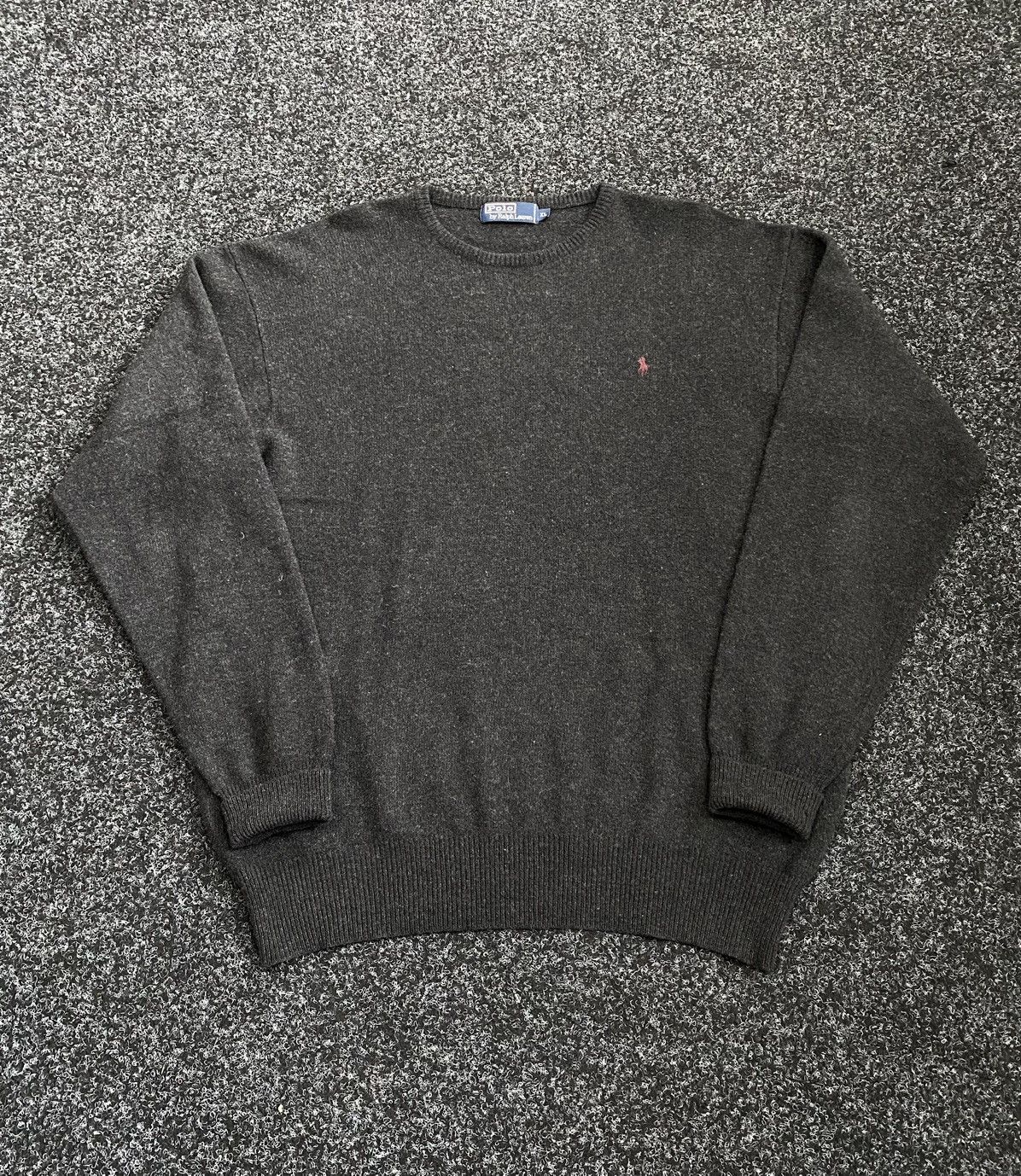 VTG 90s Polo Ralph Lauren 100% Lambs Wool Knit Sweater