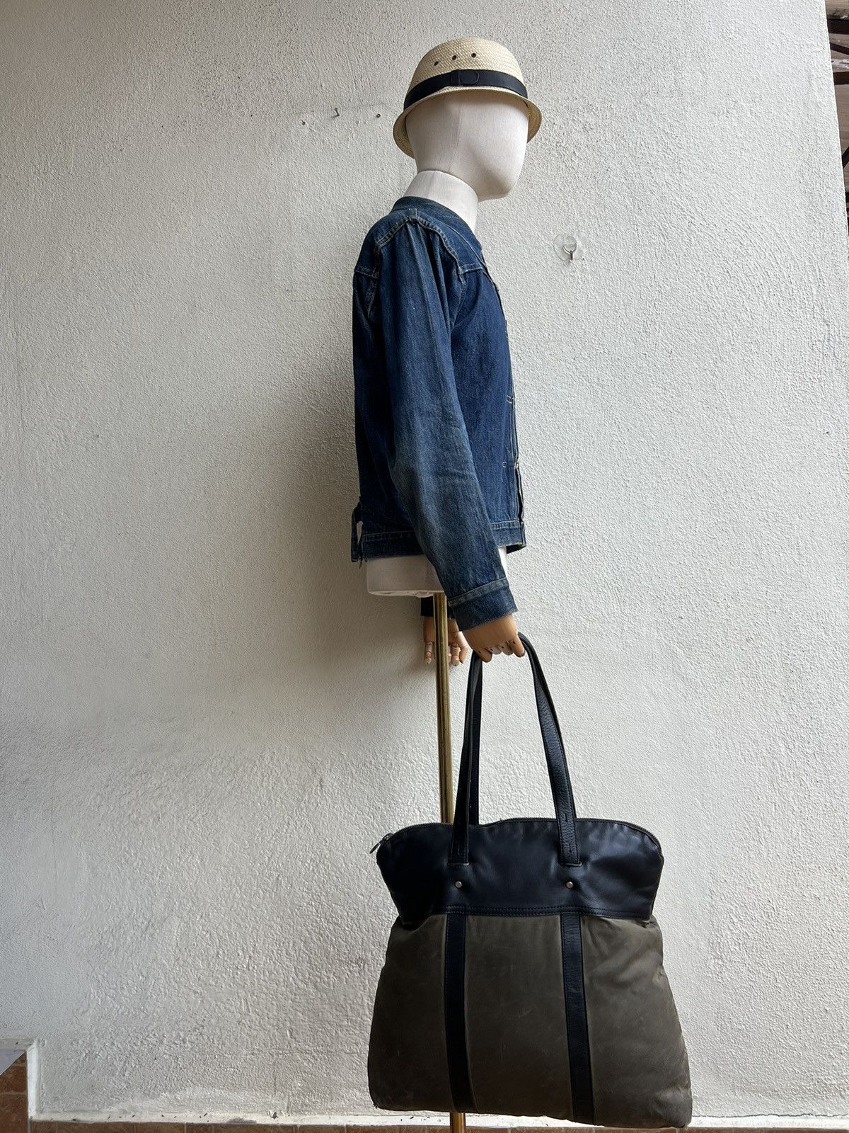 Billykirk Vintage Billykirk Handmade Distress Waxed Canvas Leather Bag Size ONE SIZE - 23 Thumbnail
