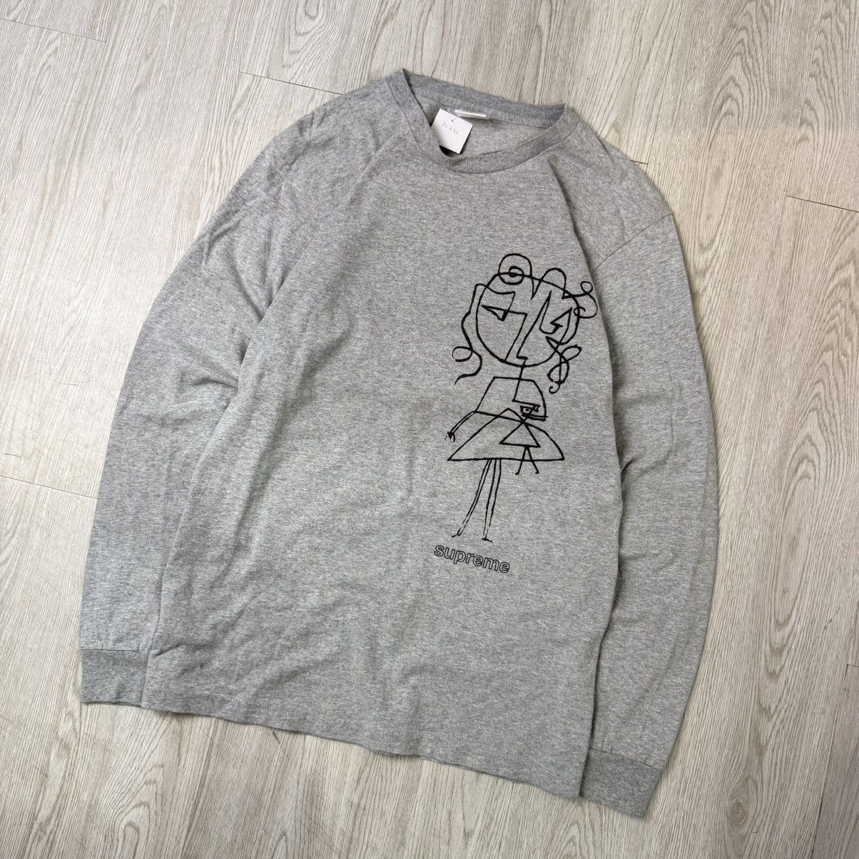 Supreme Supreme FW16 sketch longsslevee girl Size US M / EU 48-50 / 2 - 2 Thumbnail