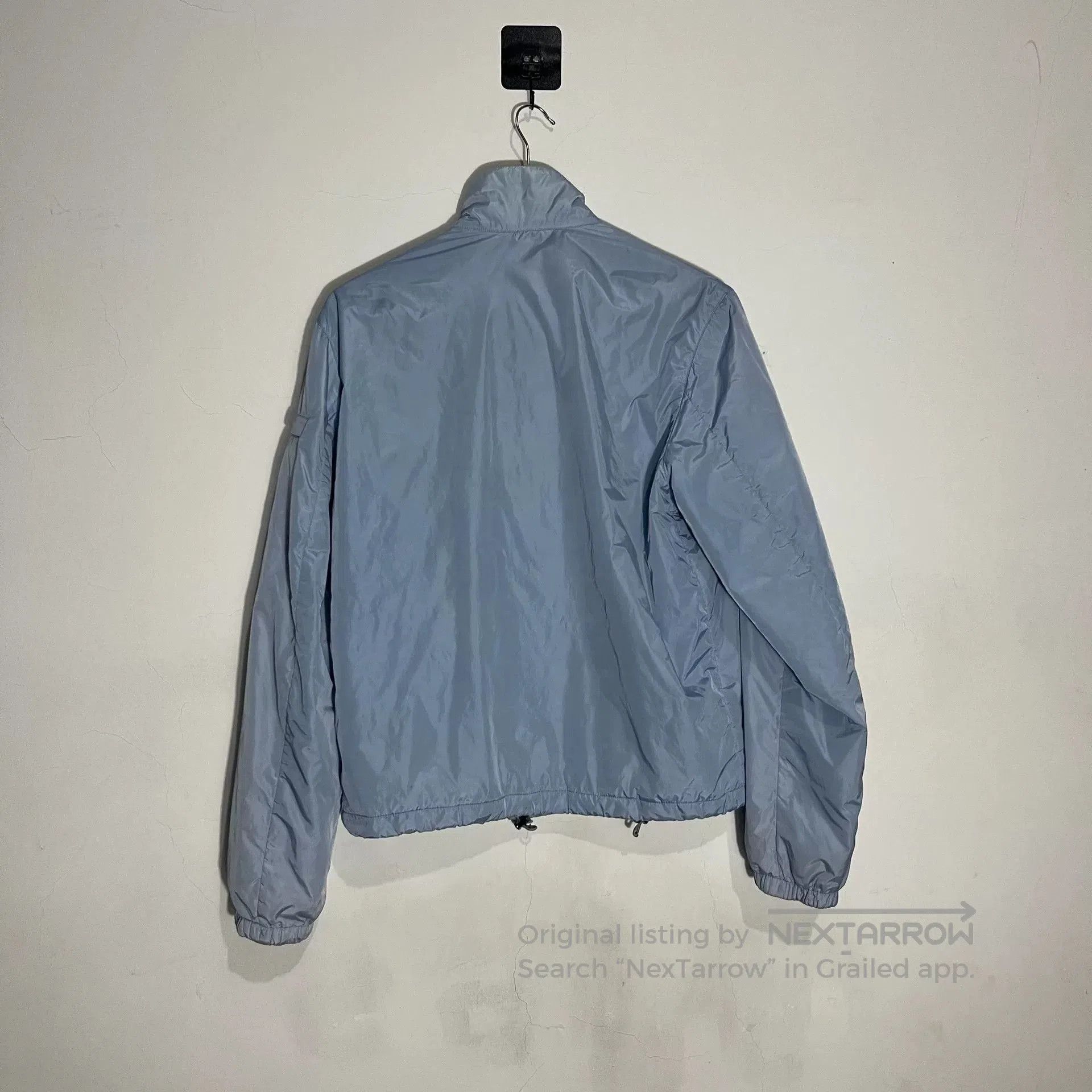 Prada Prada Blue Nylon Cotton Coat. Size US S / EU 44-46 / 1 - 7 Thumbnail