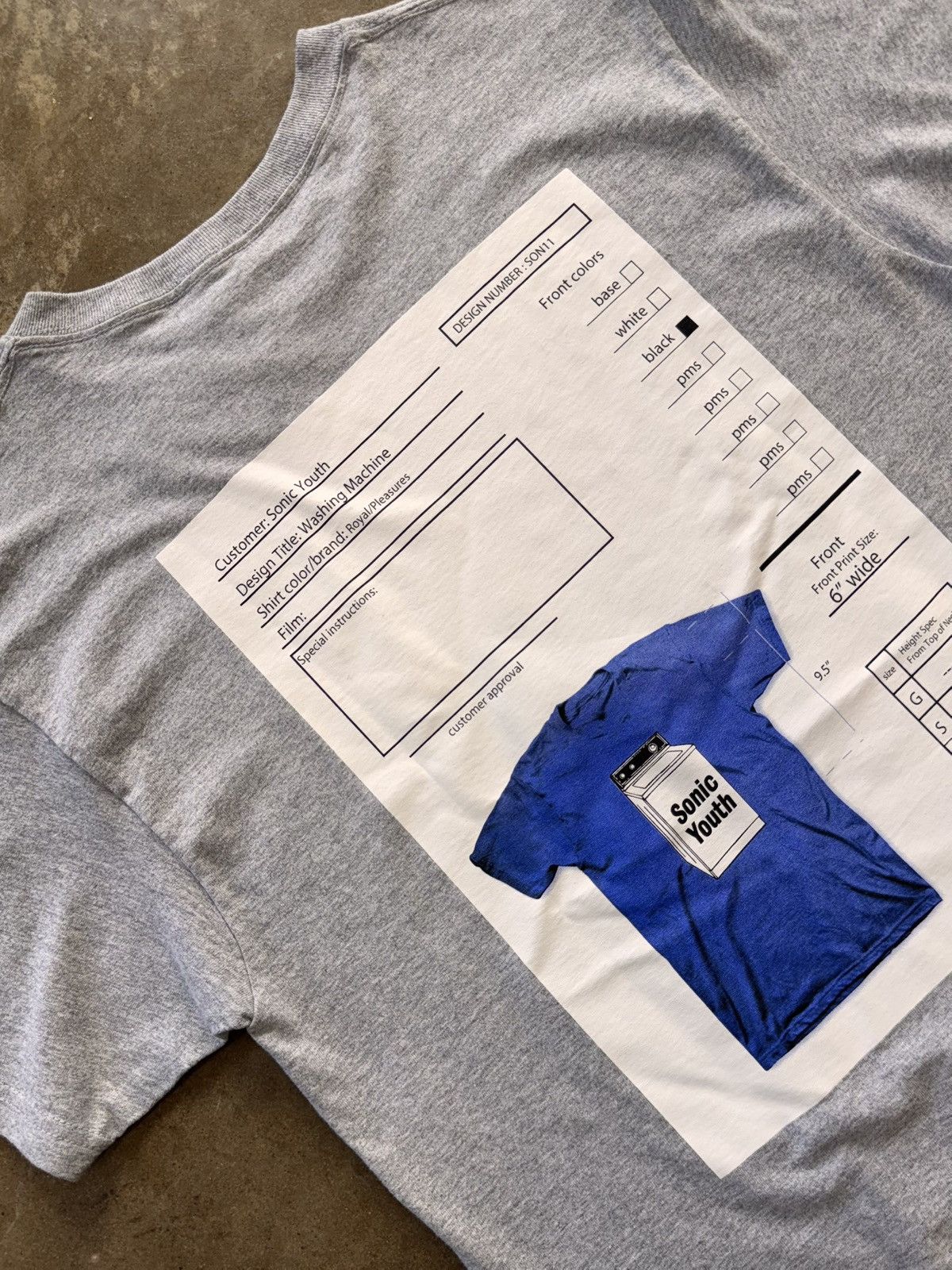 Pleasures Pleasures Sonic Youth Tech Pack Tee Medium Size US M / EU 48-50 / 2 - 4 Thumbnail