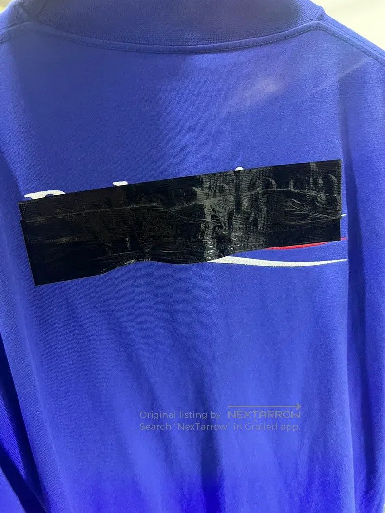 Balenciaga Balenciaga Blue Short-Sleeve T-Shirt Size US L / EU 52-54 / 3 - 5 Thumbnail