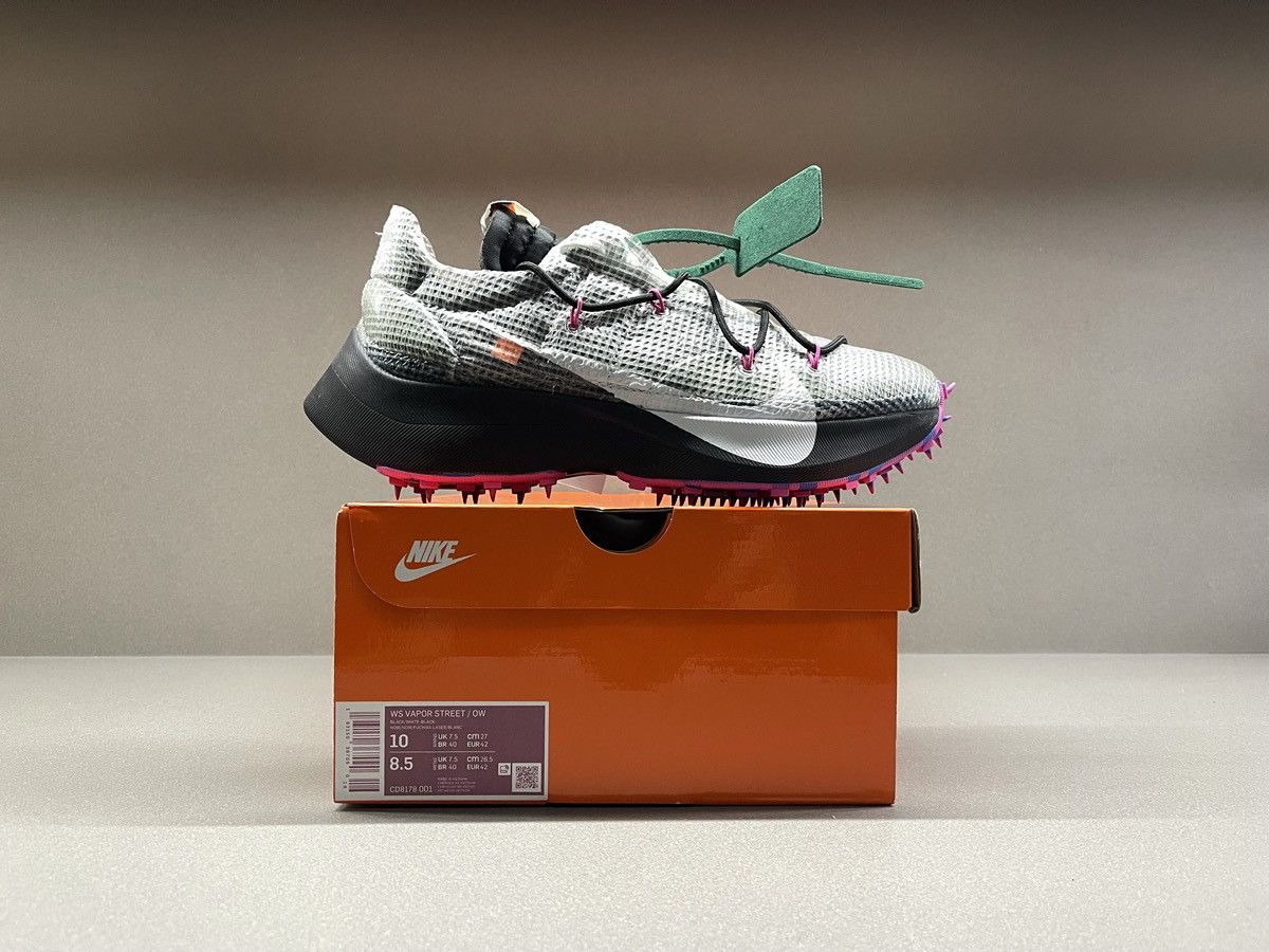 Nike × Off-White Nike OFF WHITE X Vapor Street Tour Black Lazer Fuchsia W Size US 8.5 / EU 41-42 - 3 Thumbnail