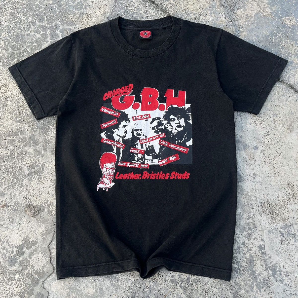 Band Tees Vintage 90s Charged GBH Punk Band Skinhead Size US S / EU 44-46 / 1 - 1 Thumbnail