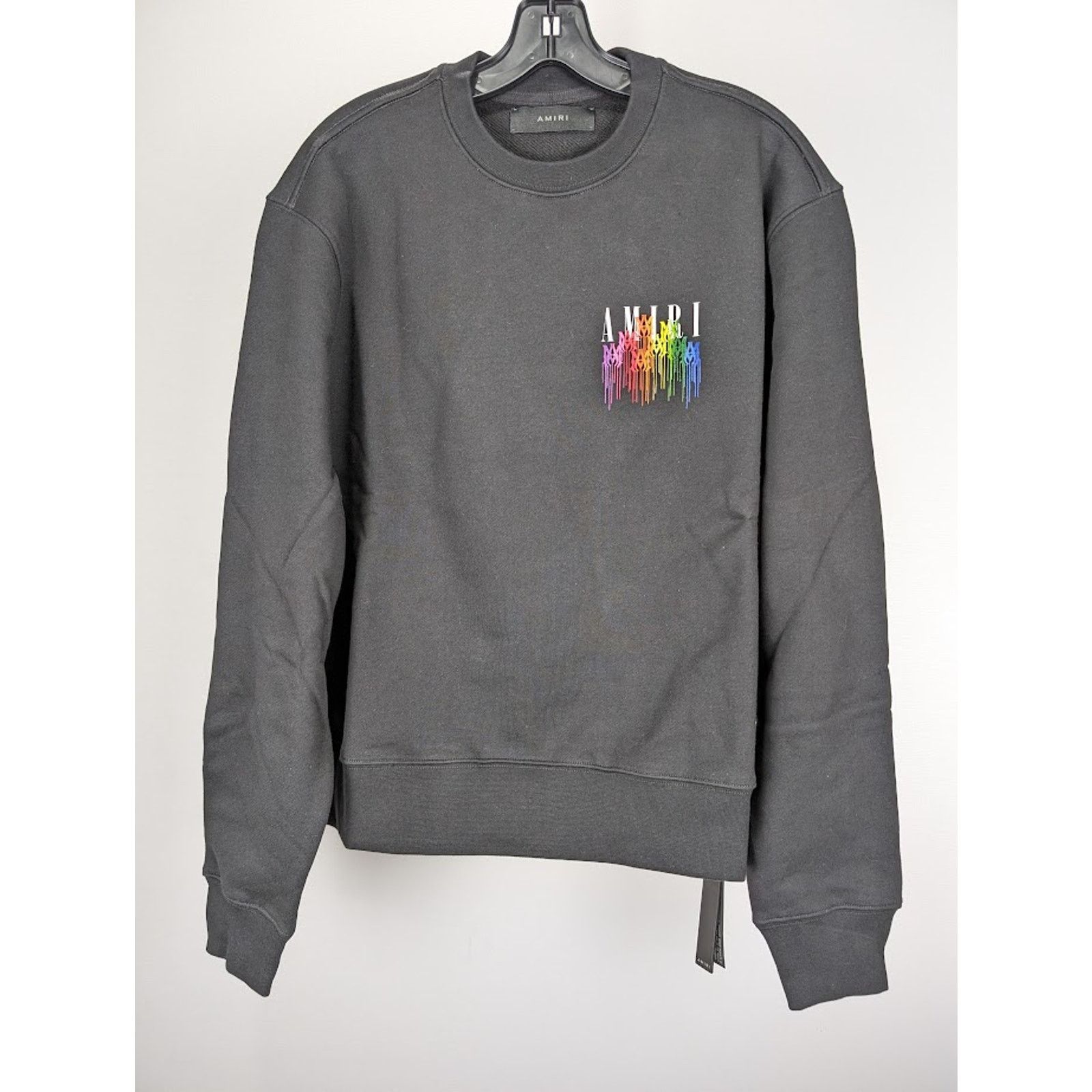 Amiri o1rshd1 MA Drip Collage Crewneck Sweater in Black Size US XXL / EU 58 / 5 - 3 Thumbnail