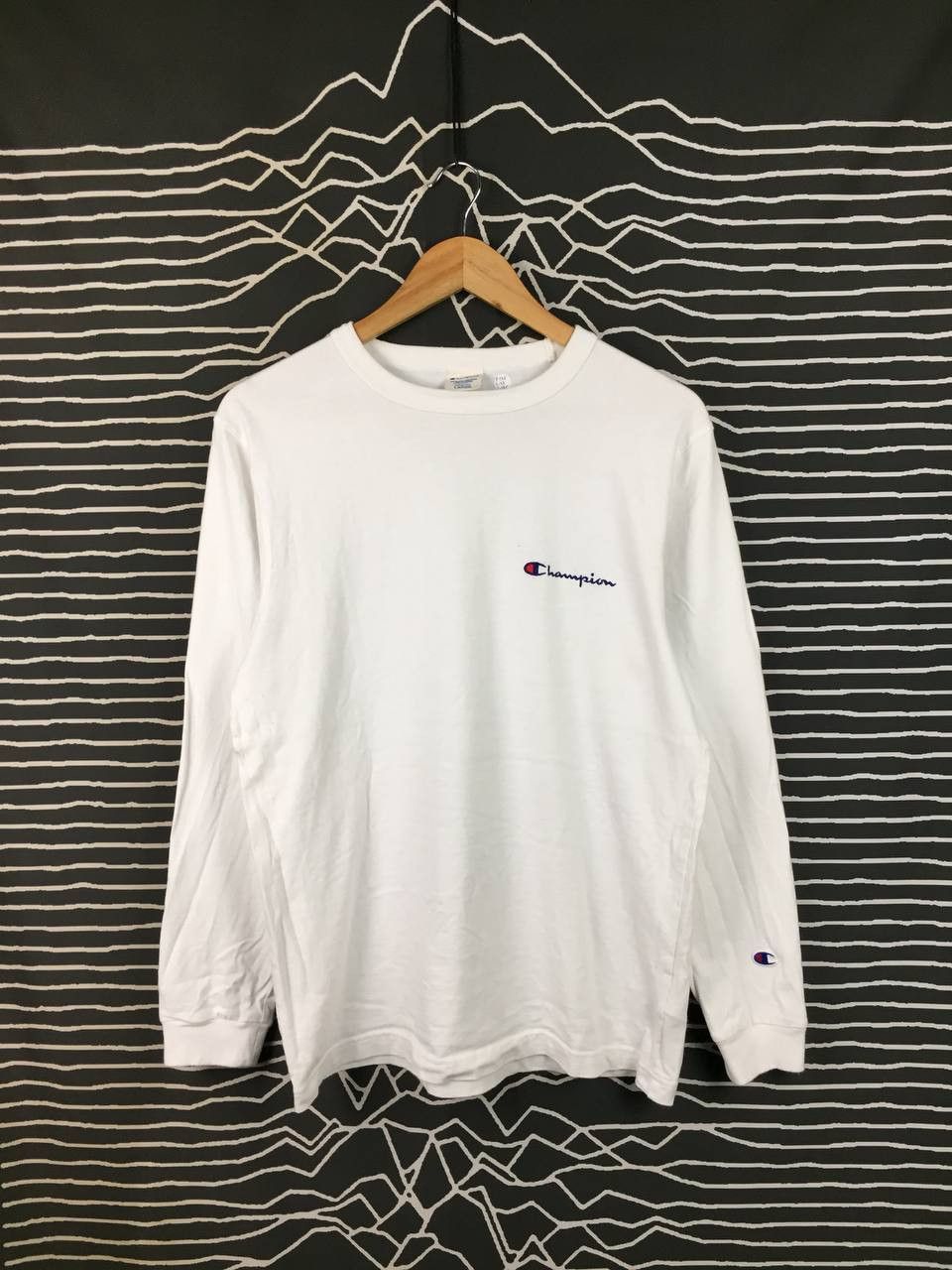 Champion Champion Authentic Athleticwear Script Logo Long Sleeve Tee Size US M / EU 48-50 / 2 - 2 Thumbnail