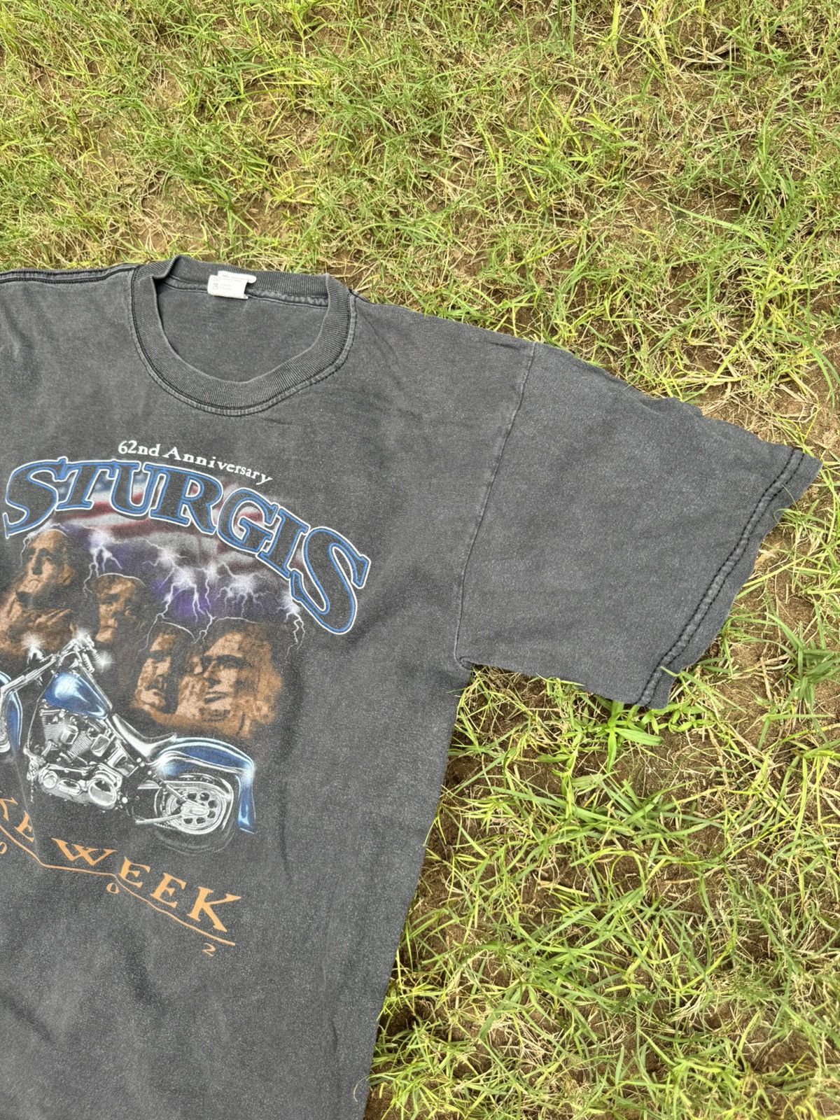 Vintage Vintage Sturgis Bike Week 62nd Anniversary 2002 T- Shirt Size US M / EU 48-50 / 2 - 4 Thumbnail