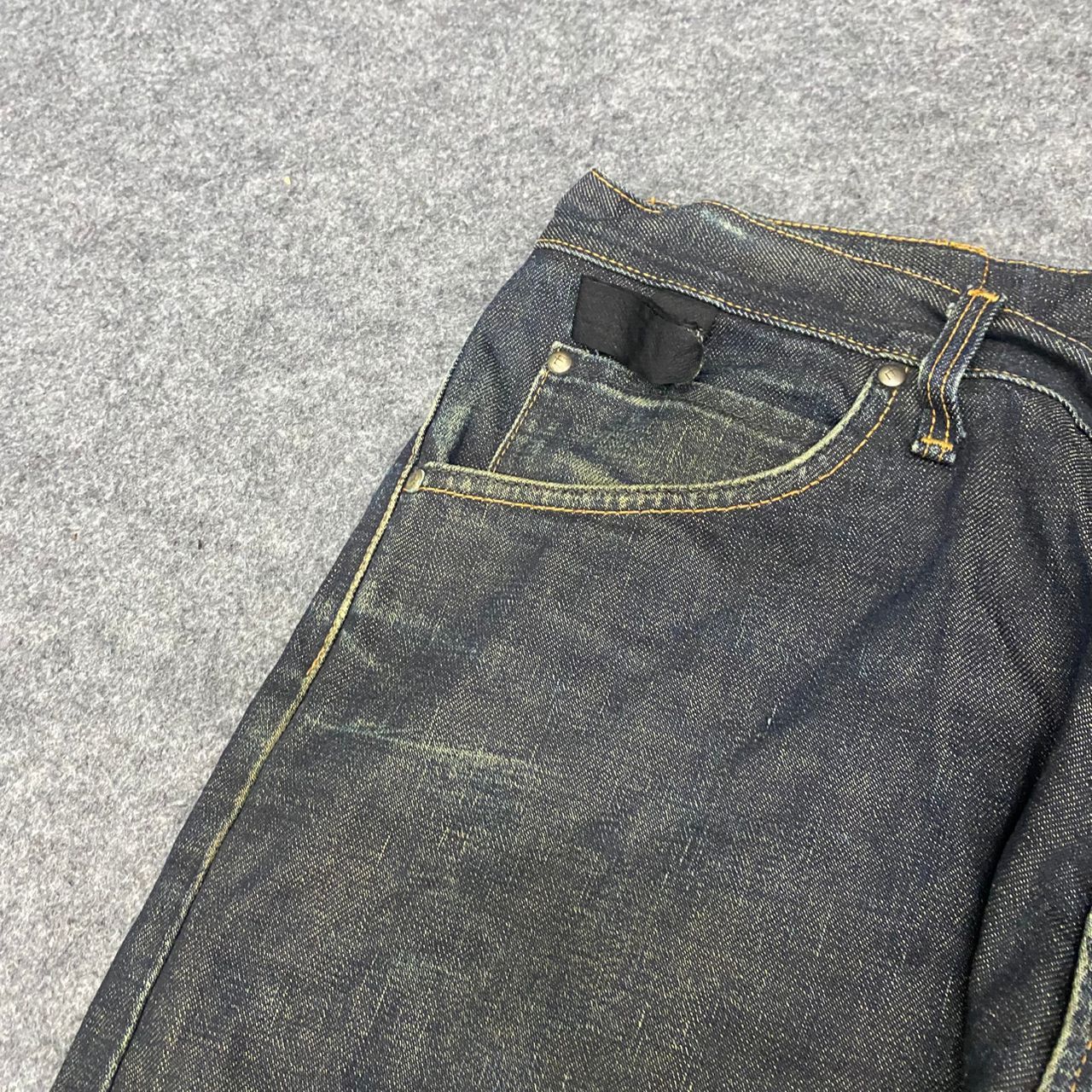 Edwin Vintage Edwin Baggy Distressed Denim Size US 35 - 10 Thumbnail