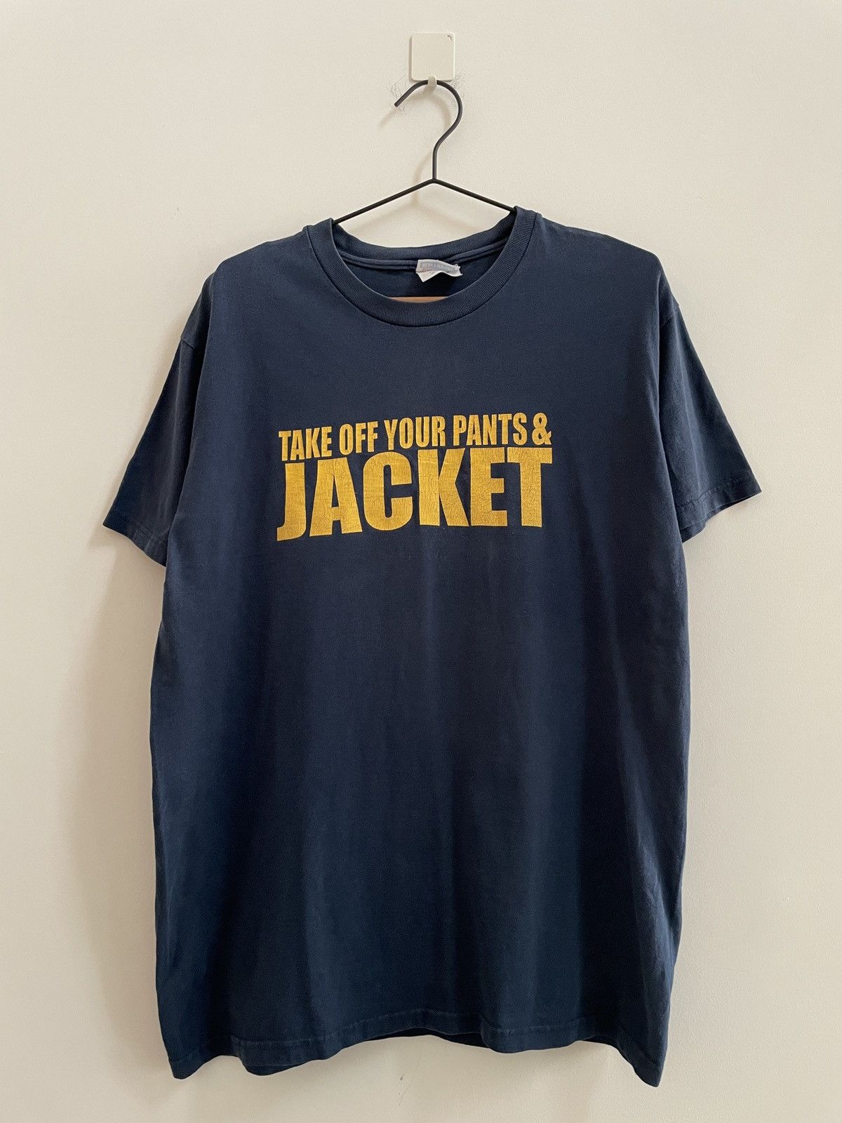 image of Band Tees x Vintage Blink 182 Take Off Your Pants And Jackets T-Shirt in Blue, Men's (Size Medium)