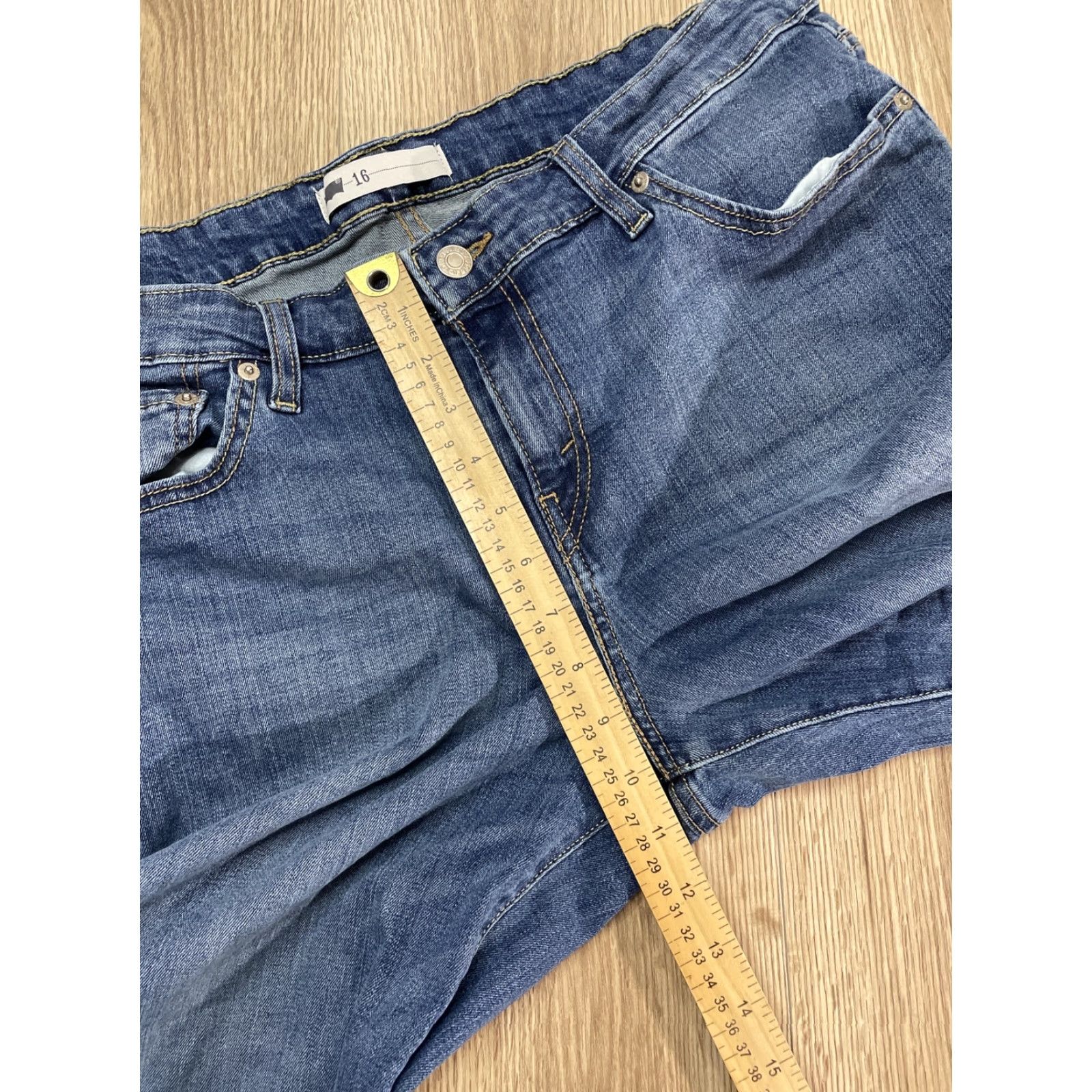 Levi's Levi’s Women’s 593 Straight Leg Jeans Size 16 Blue Size 38" / US 16 / IT 52 - 5 Thumbnail