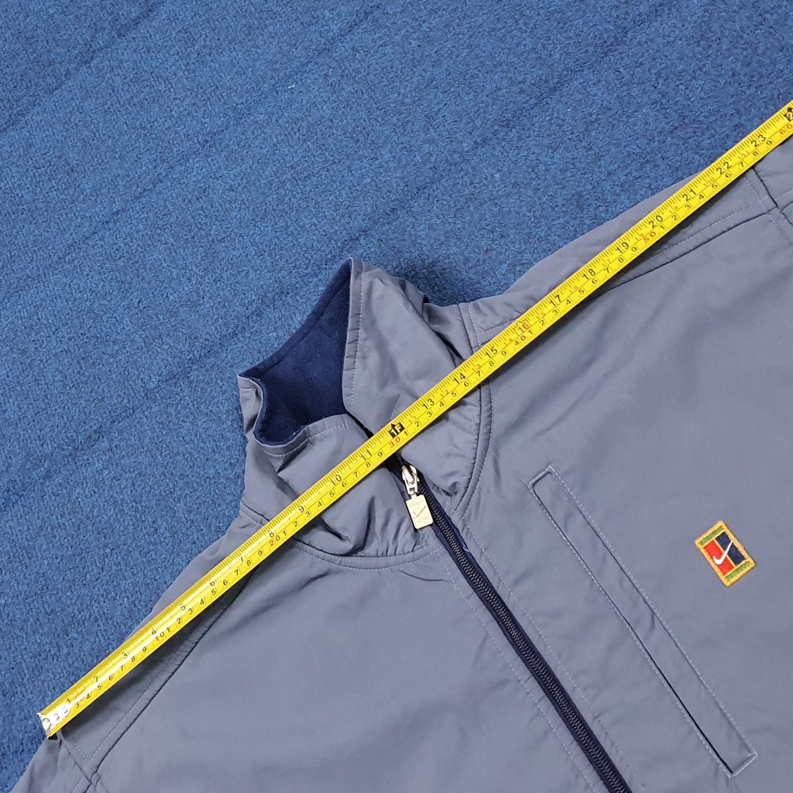Nike Vintage 90s Nike Challenge Court Fleece Jacket C287N33 Size US L / EU 52-54 / 3 - 15 Thumbnail
