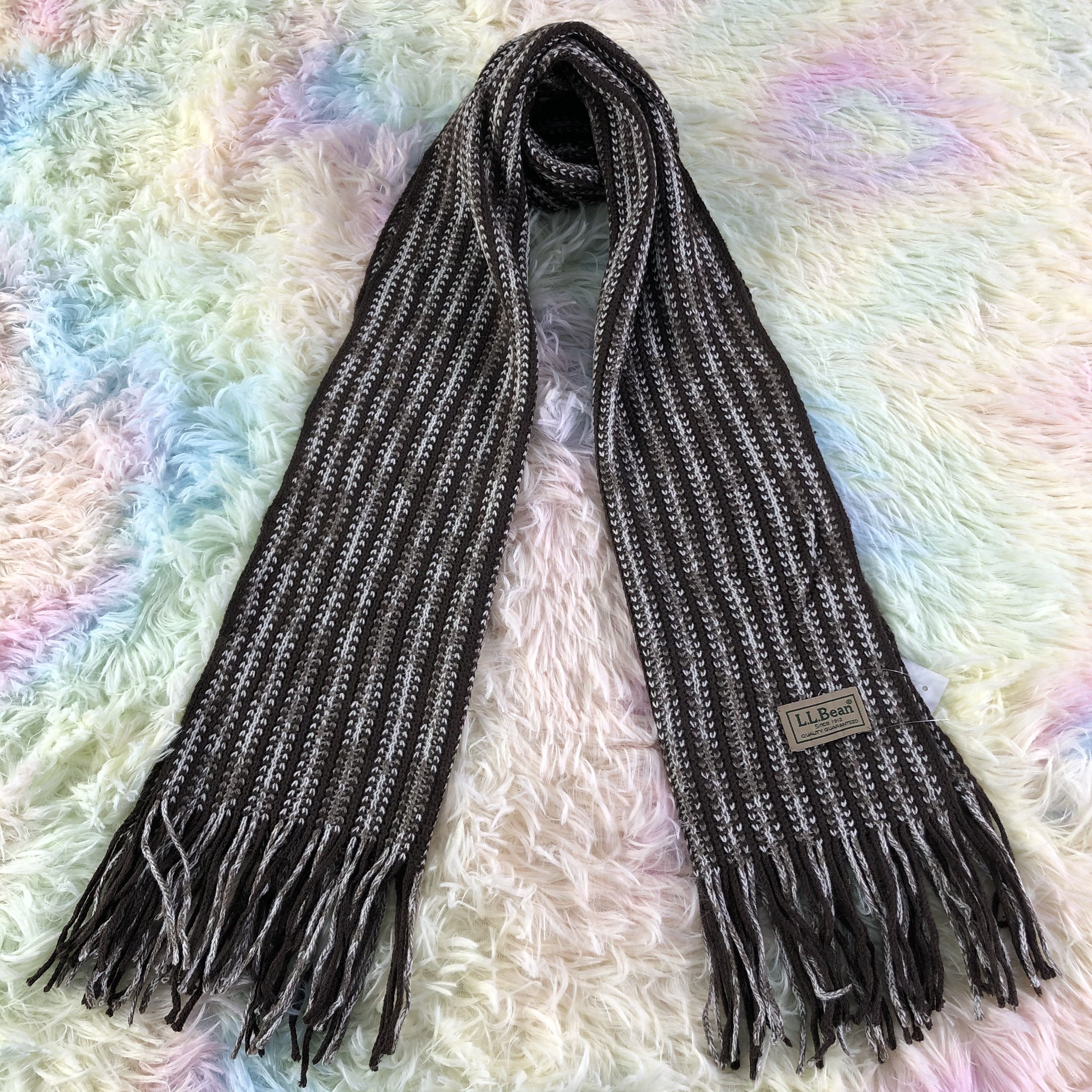 L.L. Bean × Vintage L.L. Bean Scarf / Muffler / Neckwear - KM318 Size ONE SIZE - 1 Thumbnail