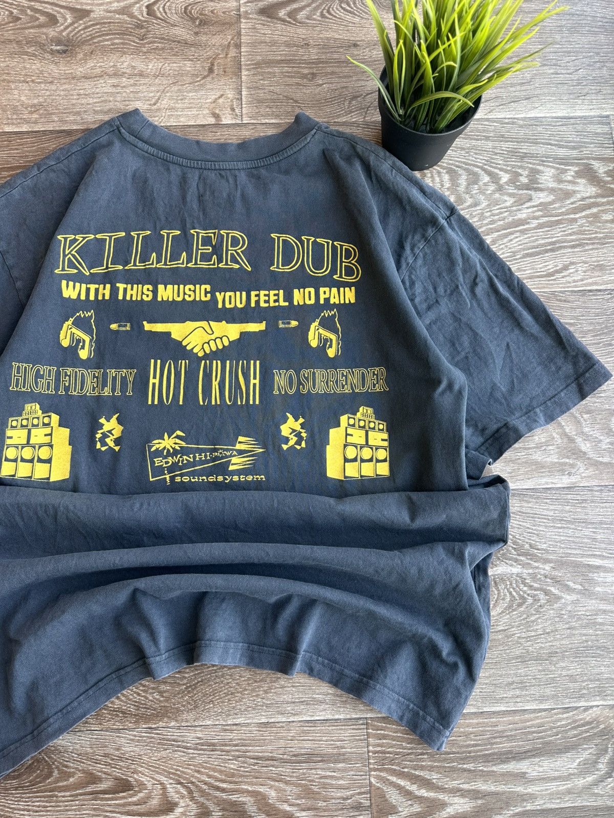 Edwin 🔥 Edwin Killer Dub Music T Shirt Vintage Japan Art Y2K Size US L / EU 52-54 / 3 - 2 Thumbnail