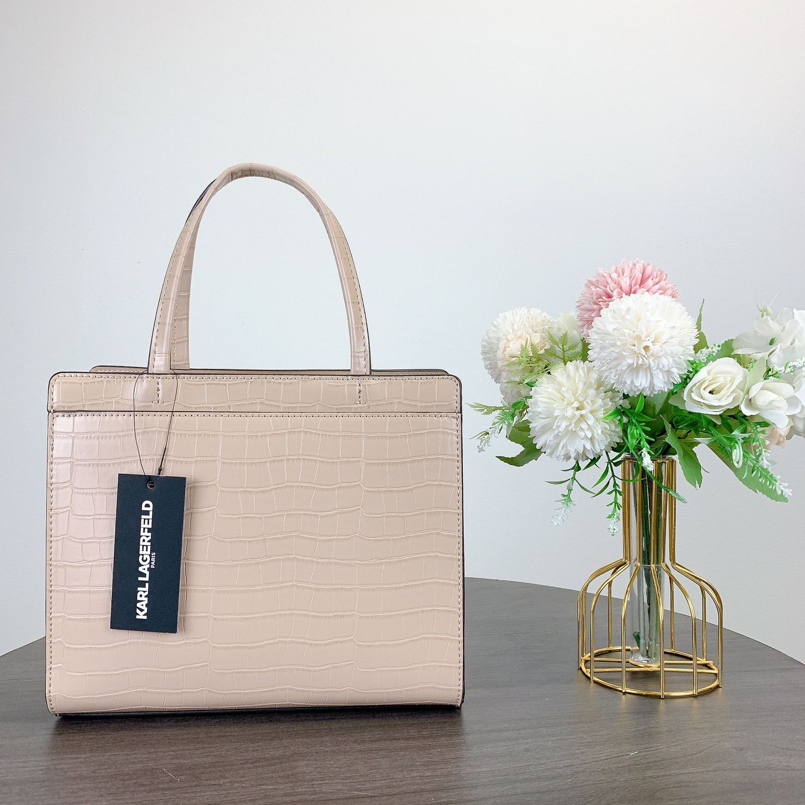 Karl Lagerfeld KARL LAGERFELD Maybelle Pins Satchel LH4DS8BJ Size ONE SIZE - 6 Thumbnail