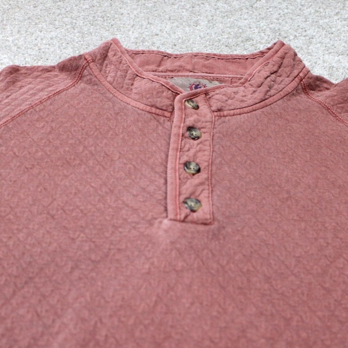 The Territory Ahead Territory Ahead Shirt Mens XL Red Quilted Cotton/Poly Elbow Pads Long Sleeve Size US XL / EU 56 / 4 - 4 Thumbnail