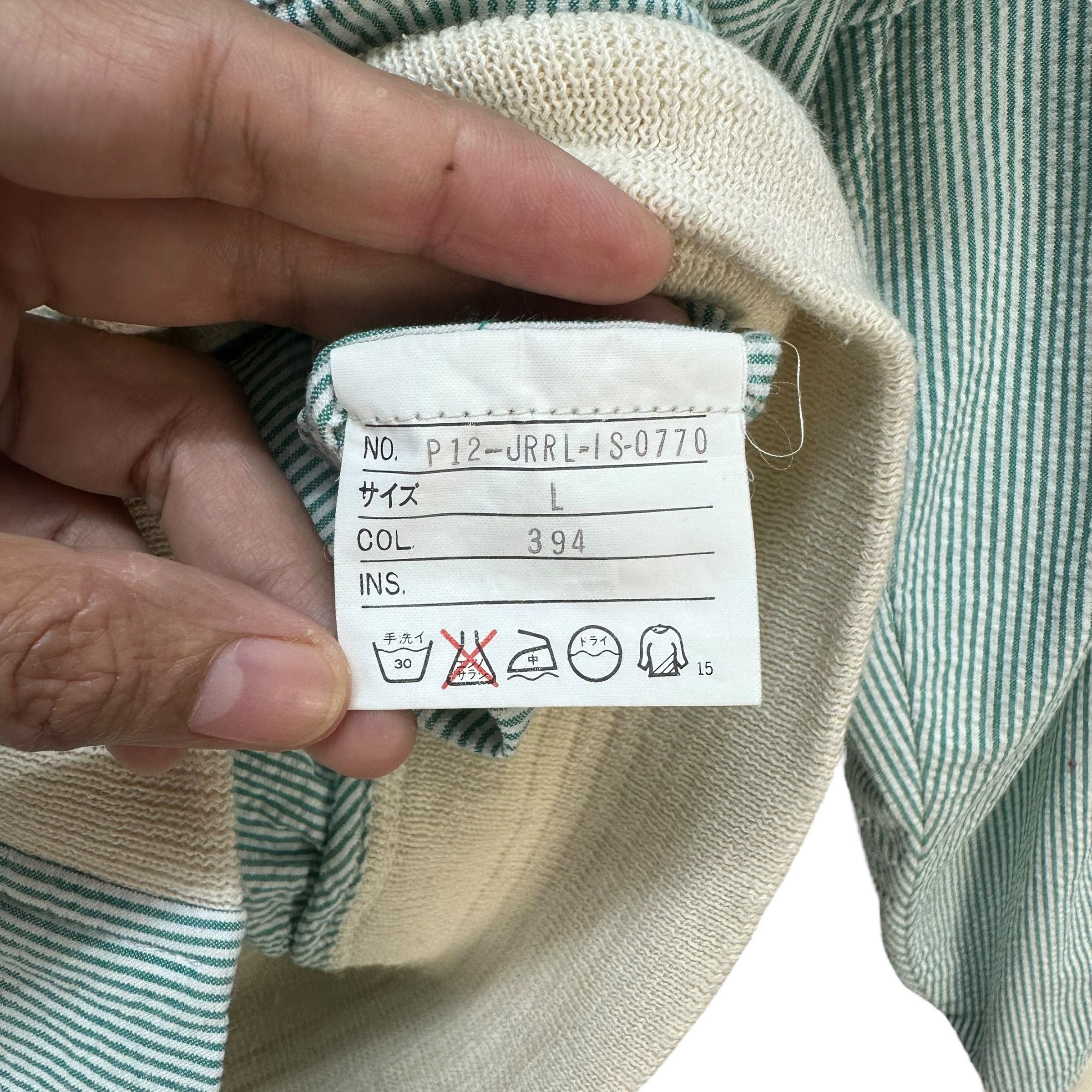 Polo Ralph Lauren 90's POLO RL 3 POCKET STRIPED BOMBER JACKET #8871-033 Size US L / EU 52-54 / 3 - 8 Thumbnail