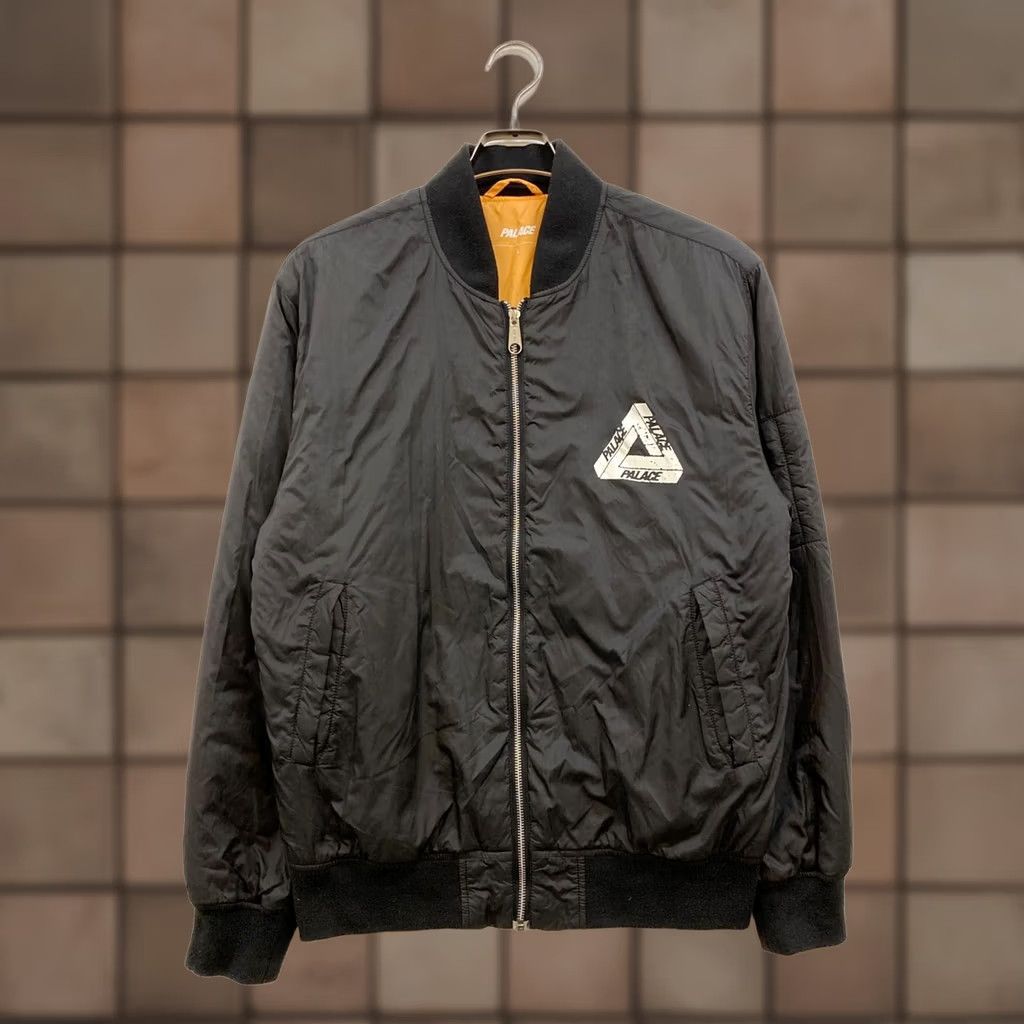 Palace PALACE MA-1 Bomber Jacket MA-1 Style Black Men L Jacket Size US L / EU 52-54 / 3 - 1 Thumbnail