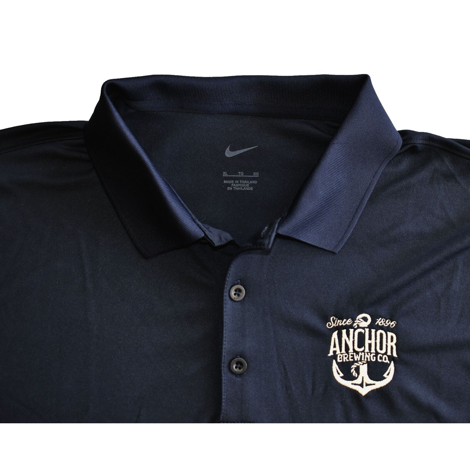 Nike NIKE Anchor Brewing San Francisco Short Sleeve Polo Shirt XL Size US XL / EU 56 / 4 - 2 Thumbnail