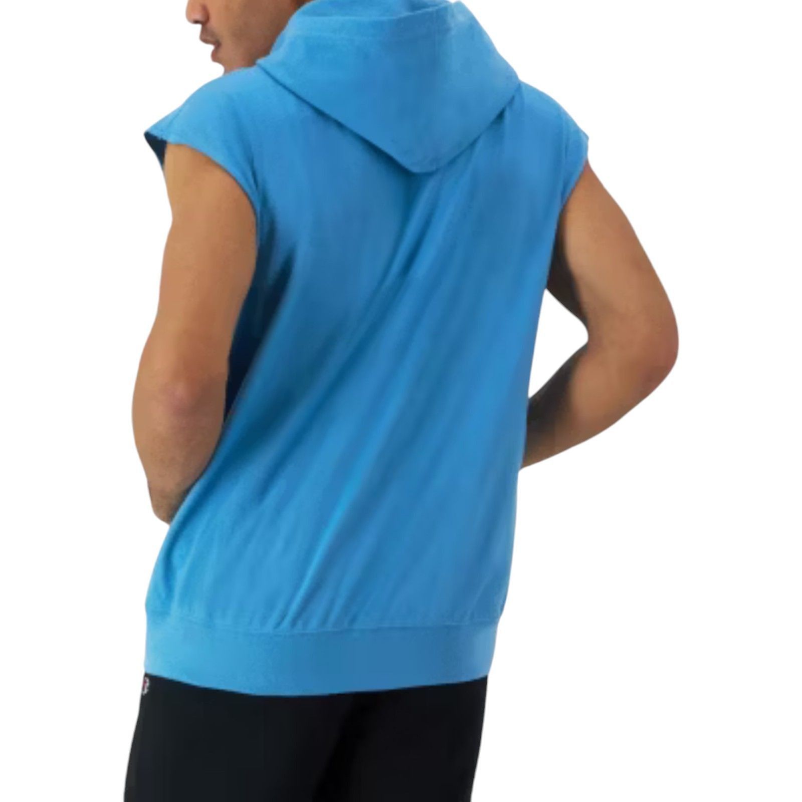 Champion Champion - Men's Sleeveless Hoodie - Light Blue - Small Size US S / EU 44-46 / 1 - 2 Thumbnail