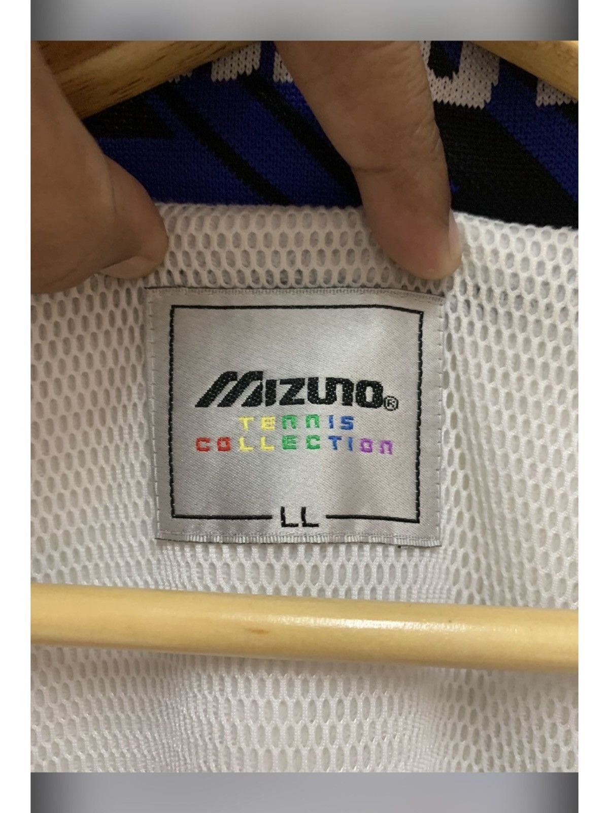 Mizuno Vintage Mizuno Tennis Collection Windbreaker Jacket Size US XL / EU 56 / 4 - 8 Thumbnail