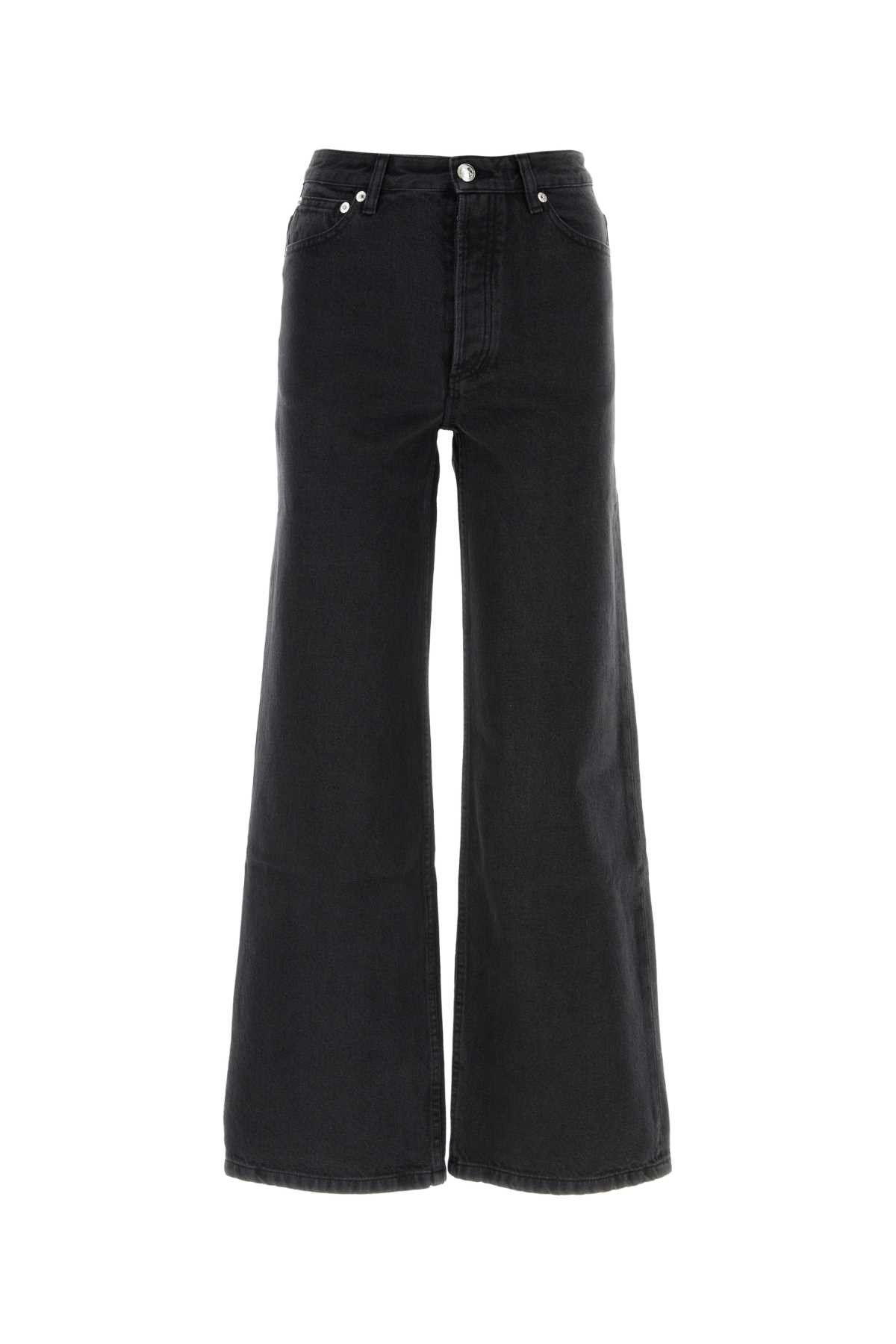 image of A P C Black Denim Elisabeth Jeans, Women's (Size 26)